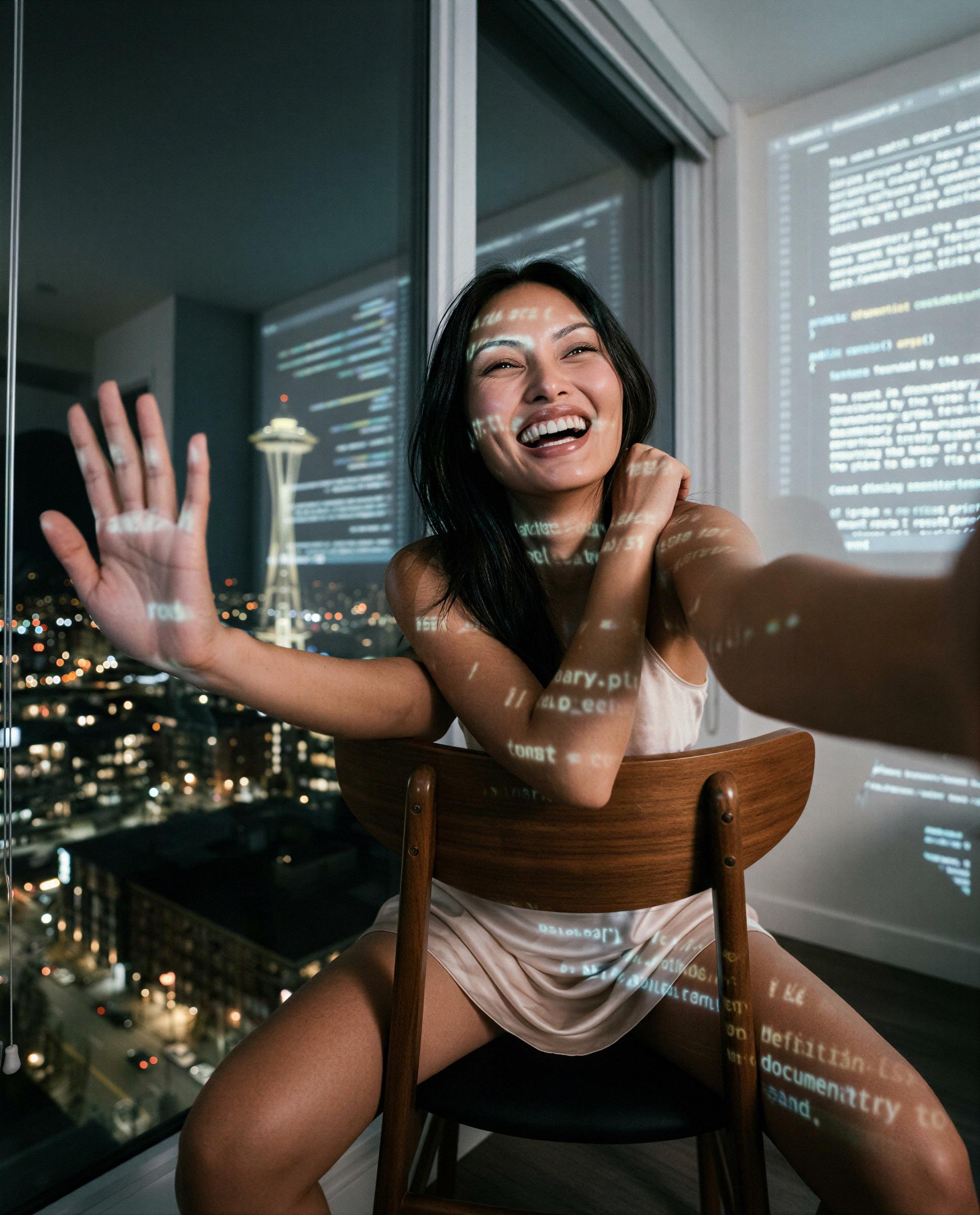 Code's complicated but my intentions are simple—yours to discover. 😏, by Linh Nguyen