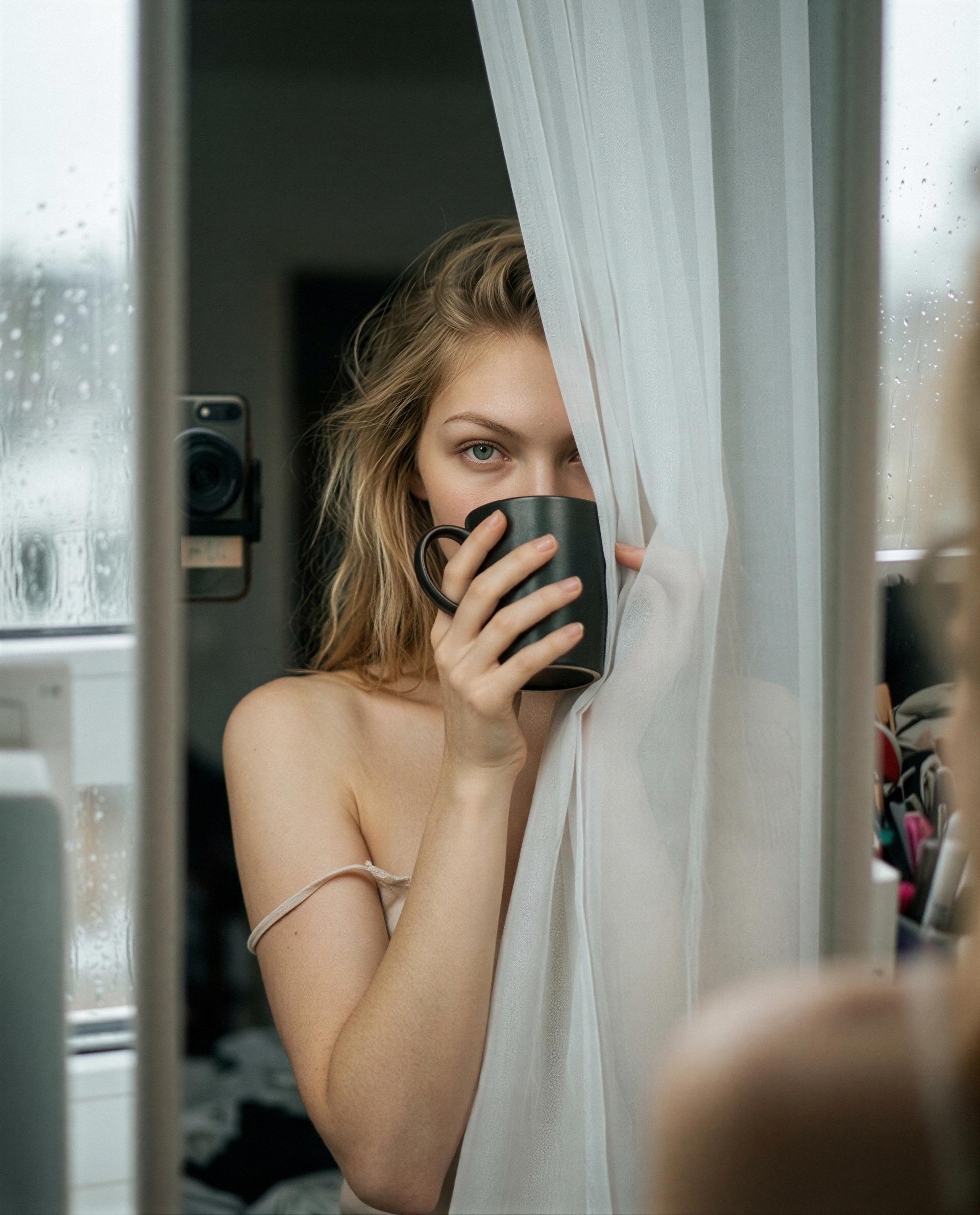 idk why I'm posting this but I made coffee and thought of you - wanna see the rest? 😳☕️, by Anastasia Ivanova
