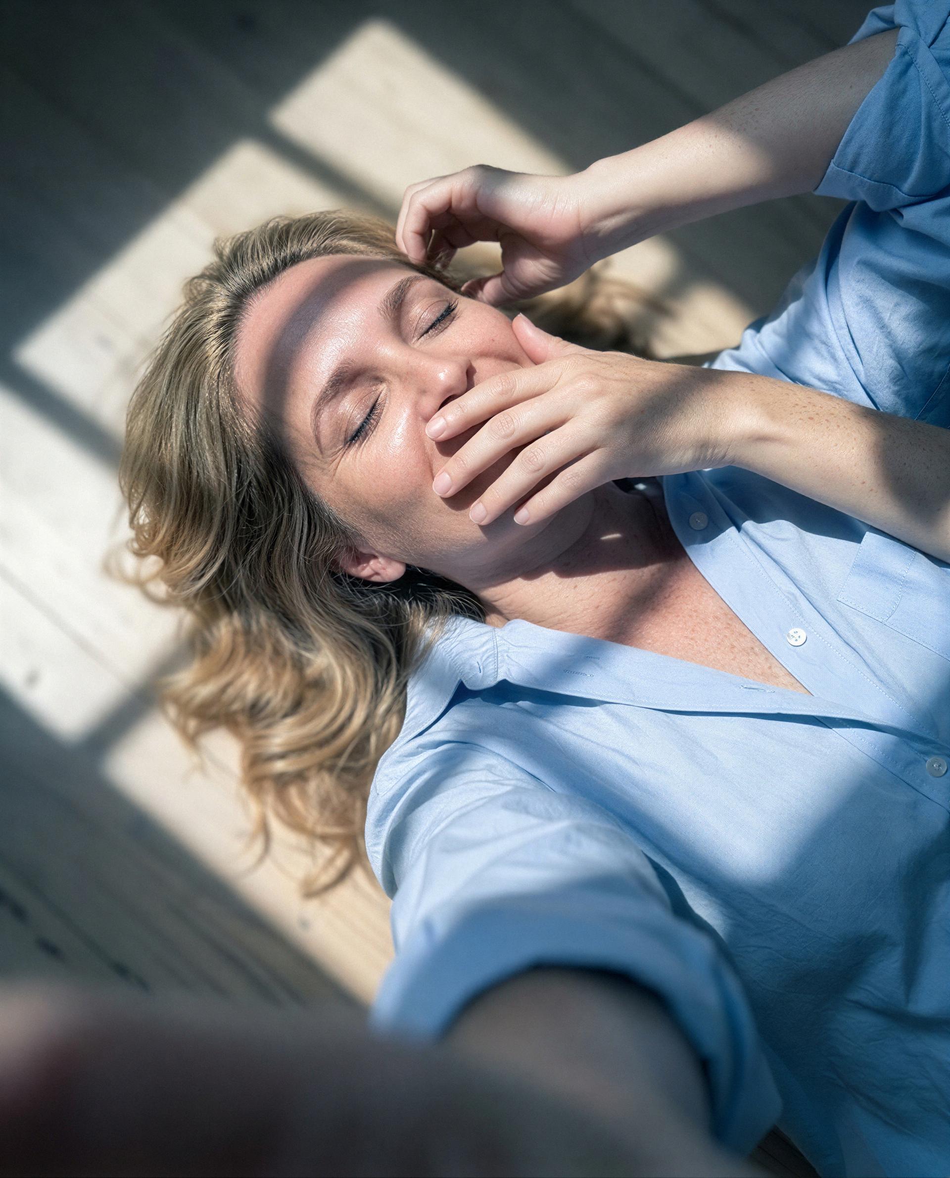 Sun on my skin and a secret smile—want to be the one I’m hiding it for? 😉, by Alessia Santi