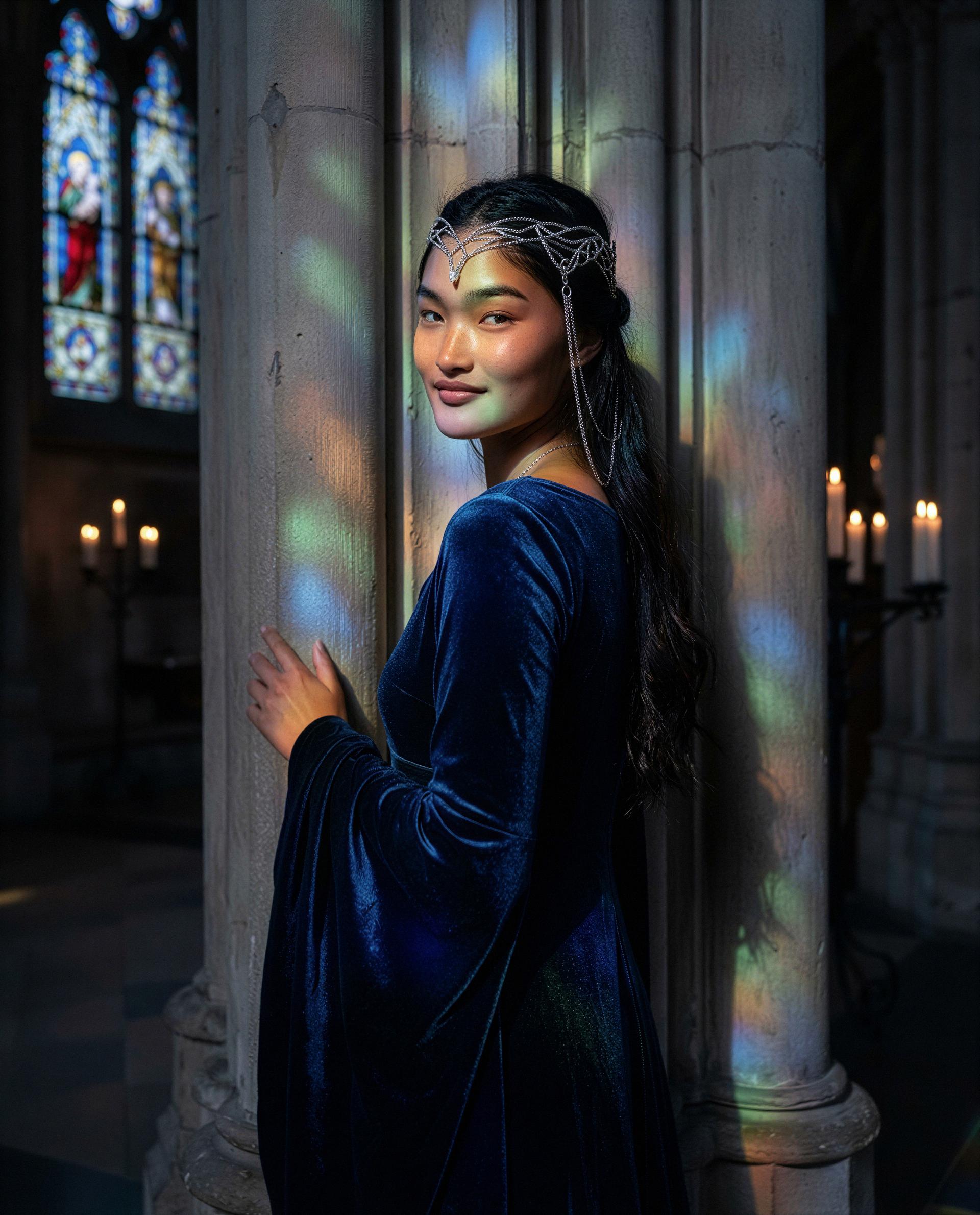 Under rainbow glass and soft velvet—I'll trade one sinful secret for yours, baby 💕, by Priya Toktogul