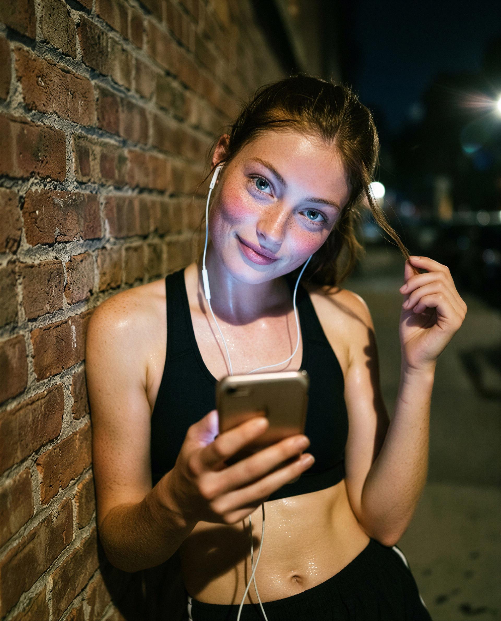 Glow, grin, and a locked door—got the code to come closer? 😏, by Ciara Moore