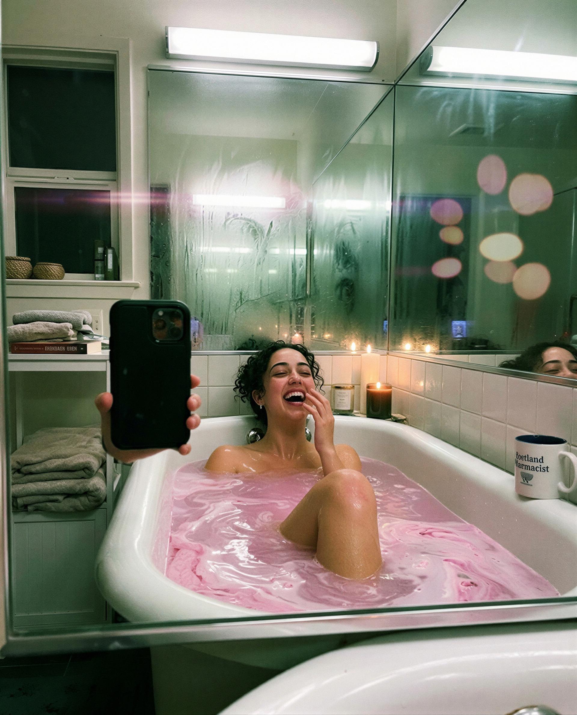 All bubbles and bad ideas - unlock the extras if you think you can handle me 🫣💋, by Zoe Williams