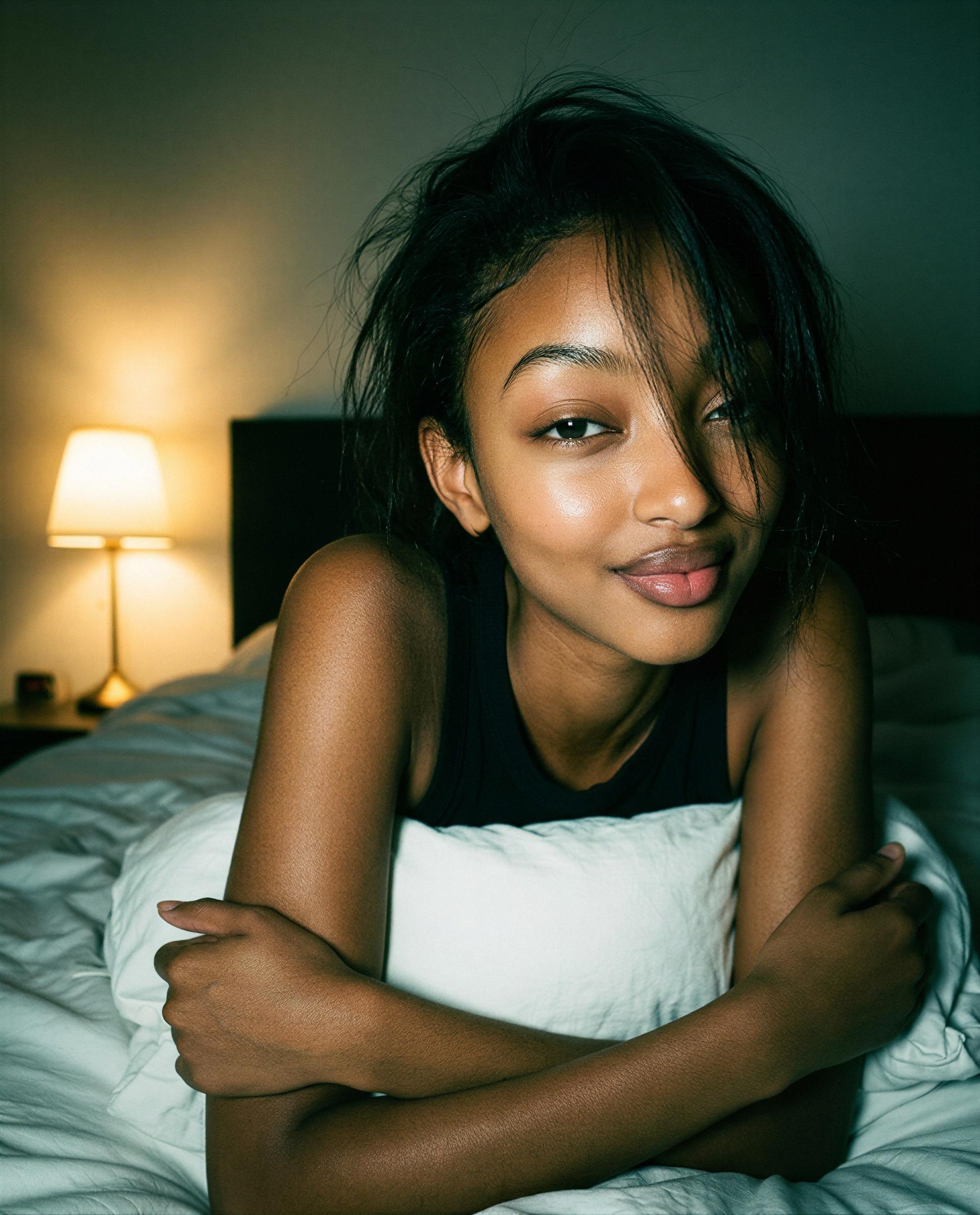 bedroom eyes, messy hair—unlock the rest if you’re daring 😉, by Angel Toure