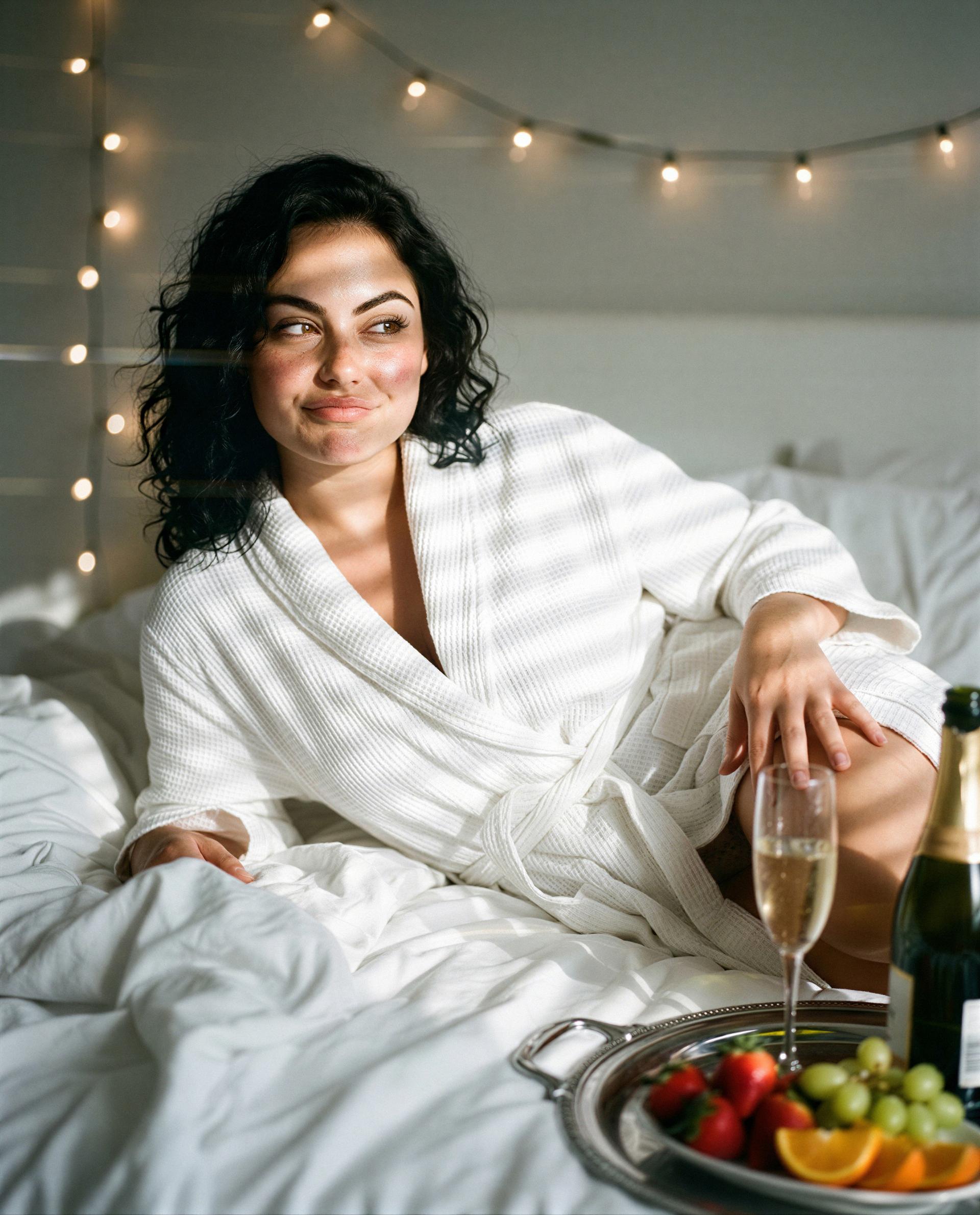Robe still on for now—subscribe and I might just lose it for you 😉💕, by Valentina Ramírez