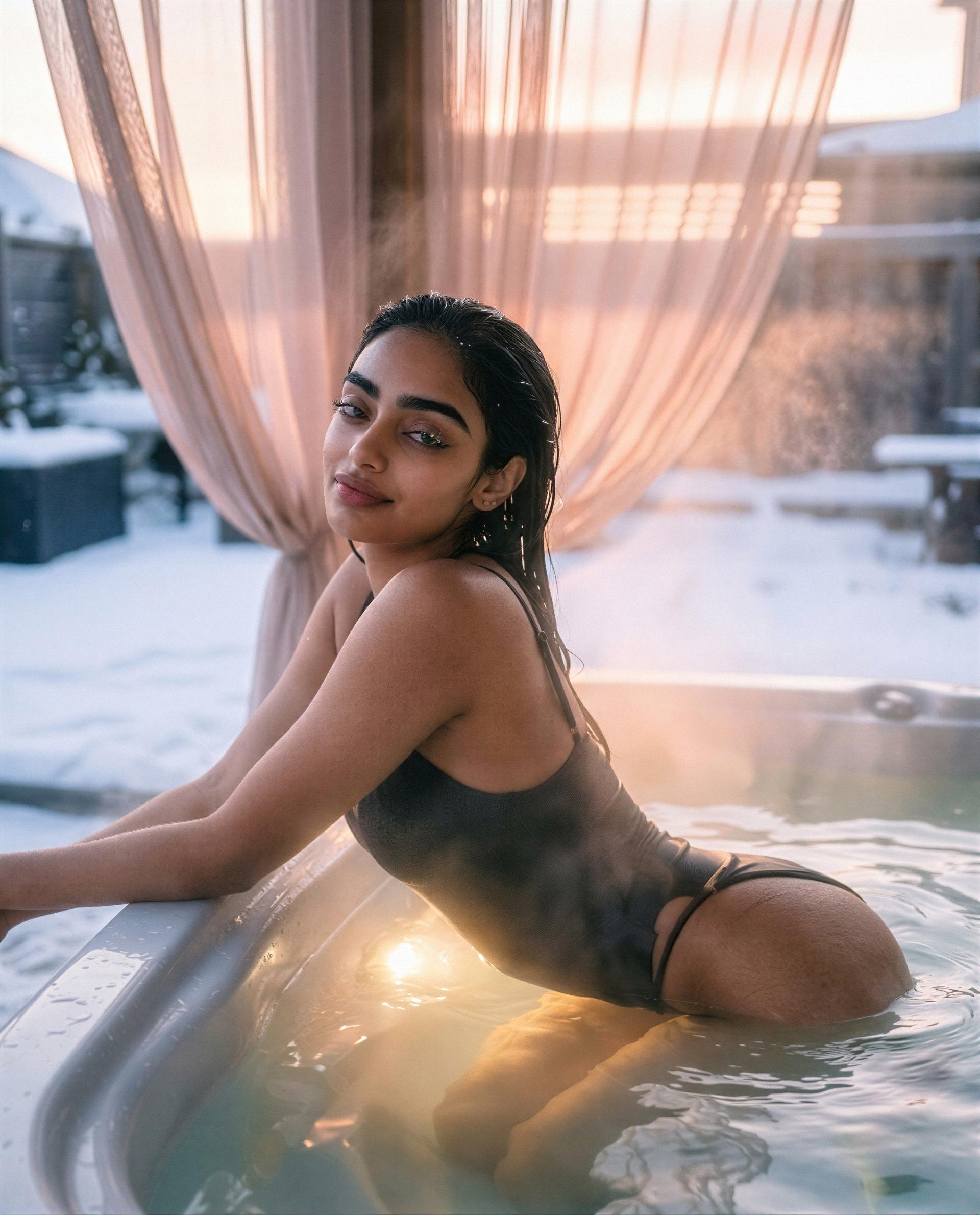Snow's jealous of how warm I feel thinking about you - care to make it personal? 😘, by Gul Ansari