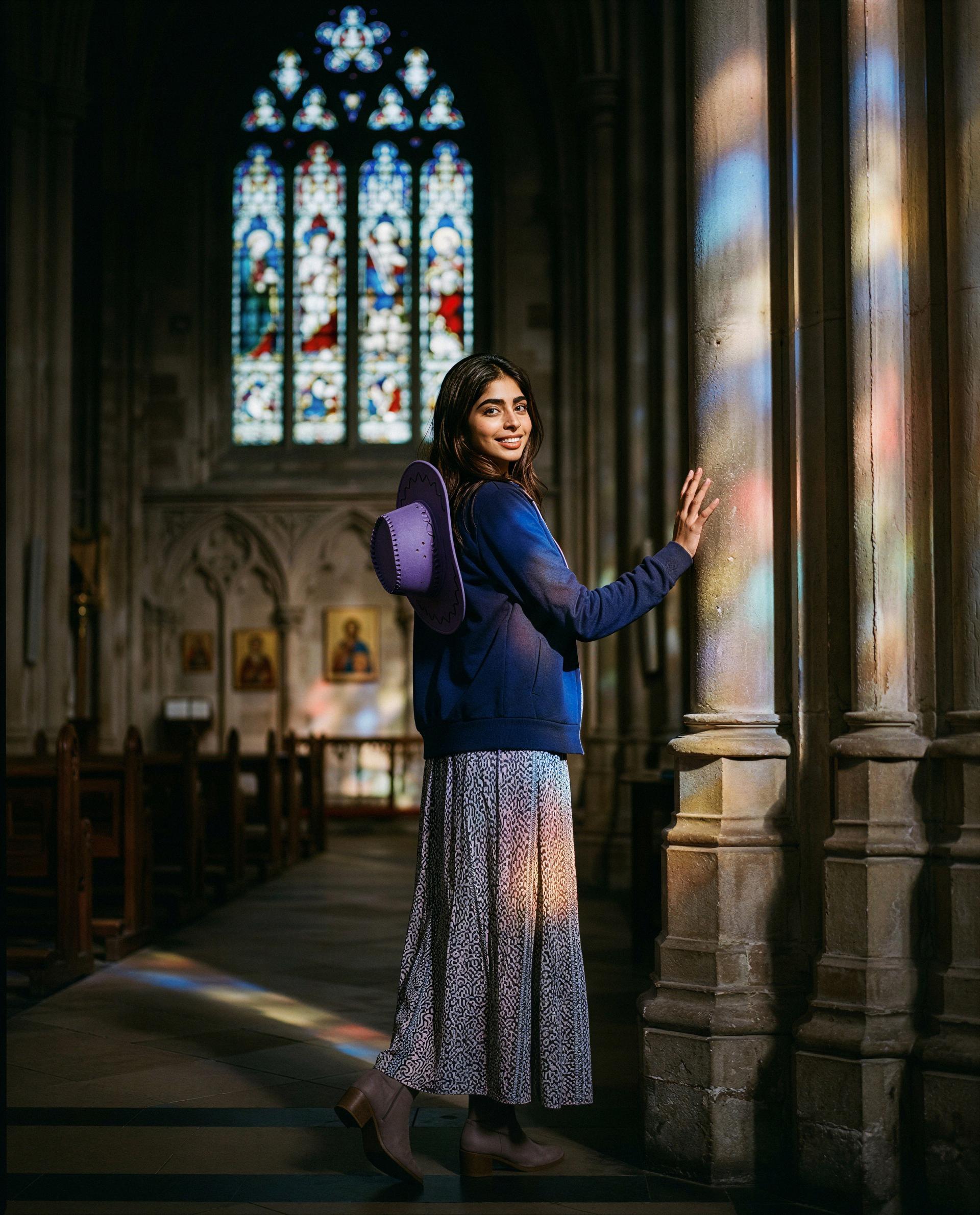 Church lights are pretty, but I’d much rather be the view you can’t look away from—come closer? 😉, by Emaan Zardari