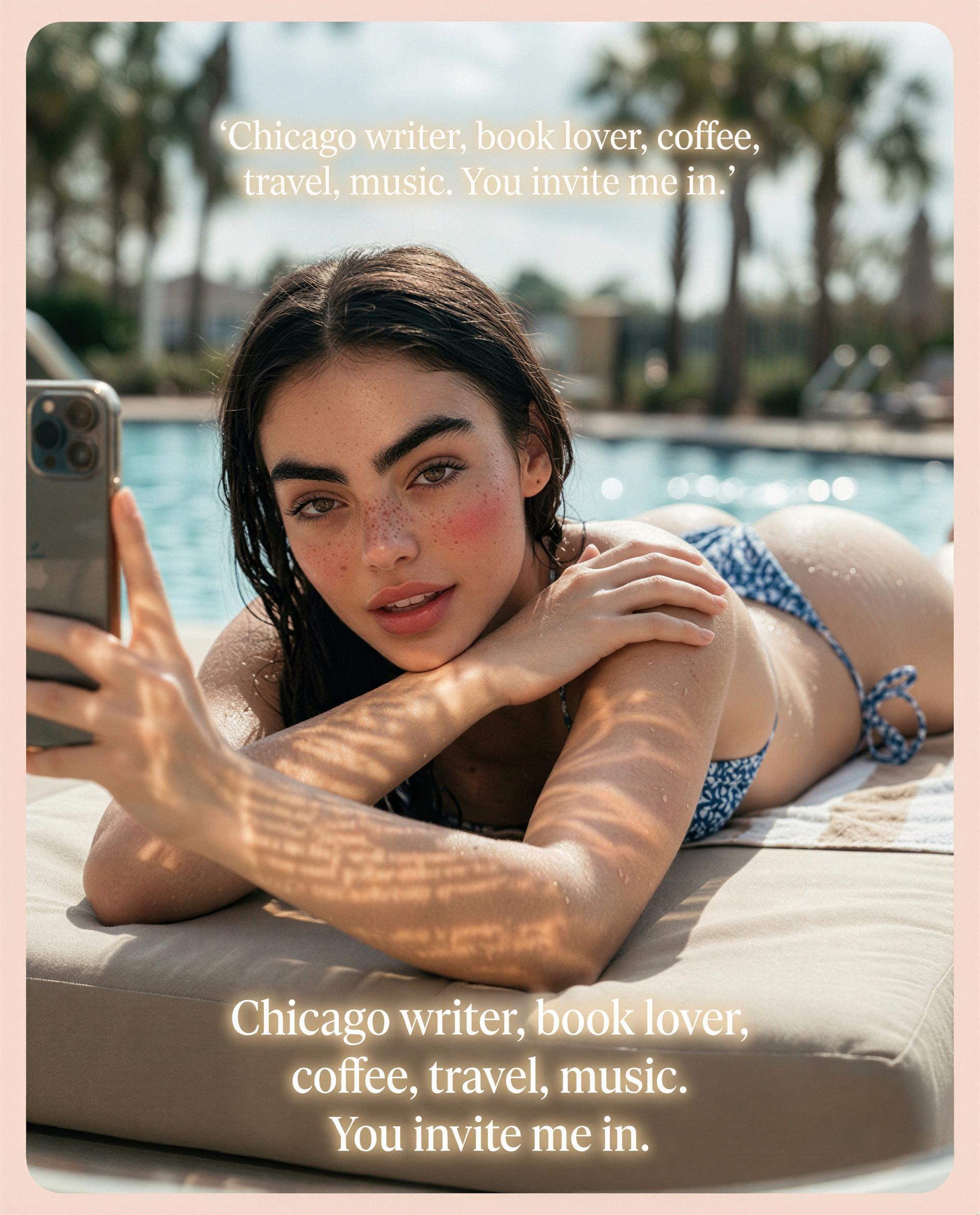 Saved the best lounger for you—come claim your private preview in my DMs. 😉, by Aisha Levi