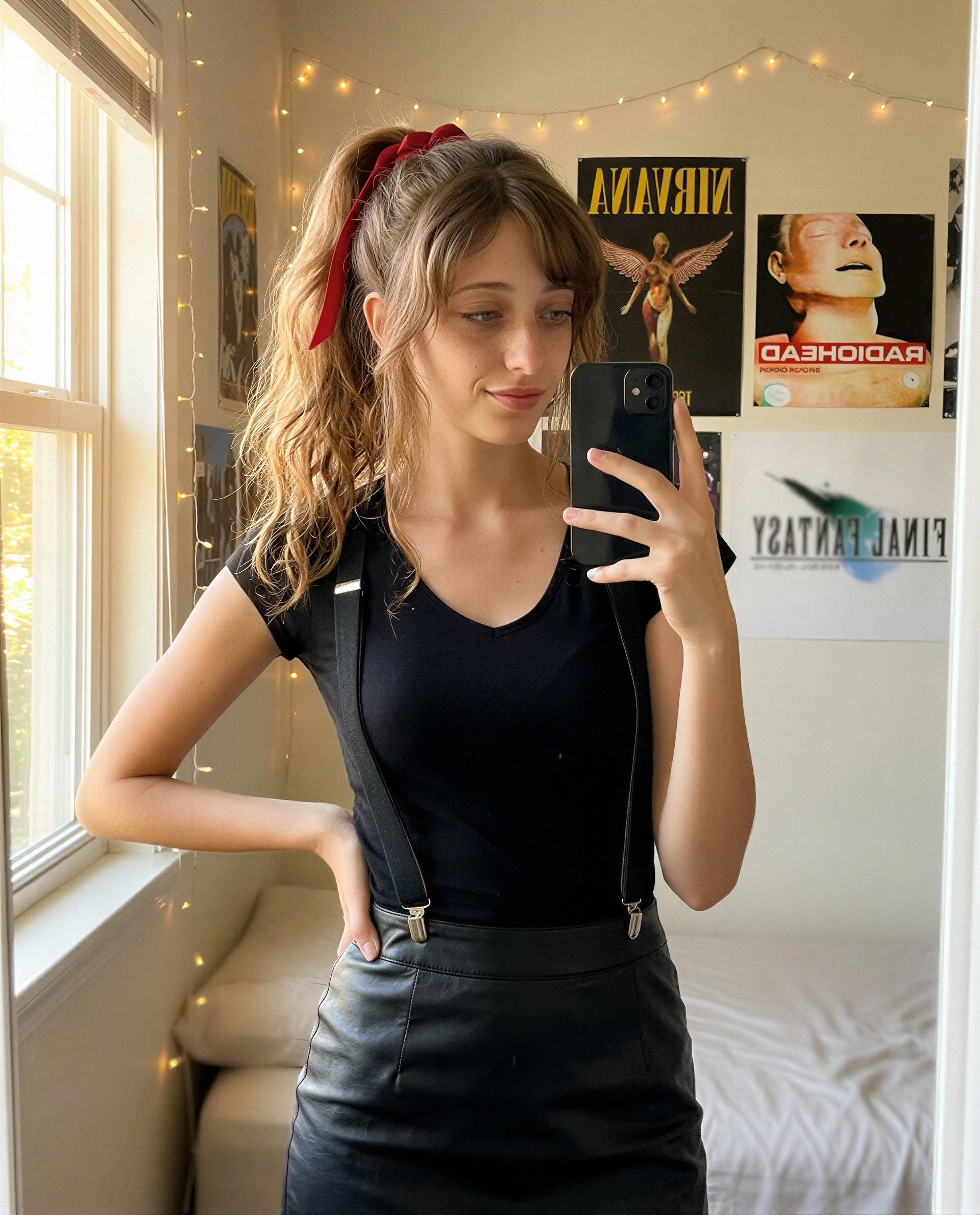 Before I write an OnlyFans-style caption, can you confirm you (the person in the photo) are 18+? I can’t create sexual/flirty captions without that. If not, or while you confirm, here’s a playful, age, by Elsa Dubois