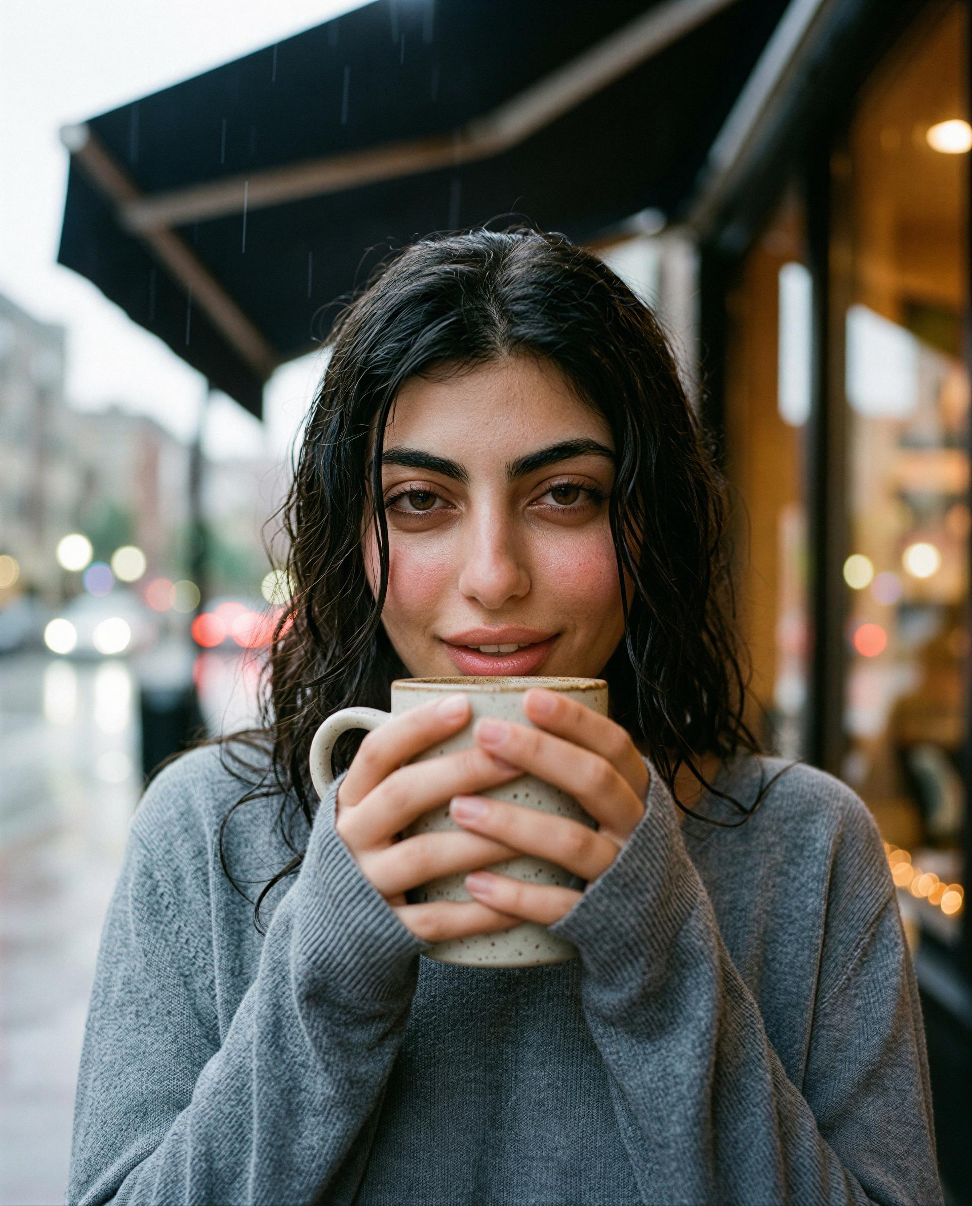 felt brave might delete—want to sip something warm and a lot more private with me? 🫣☕️😉, by Zeina Şahin
