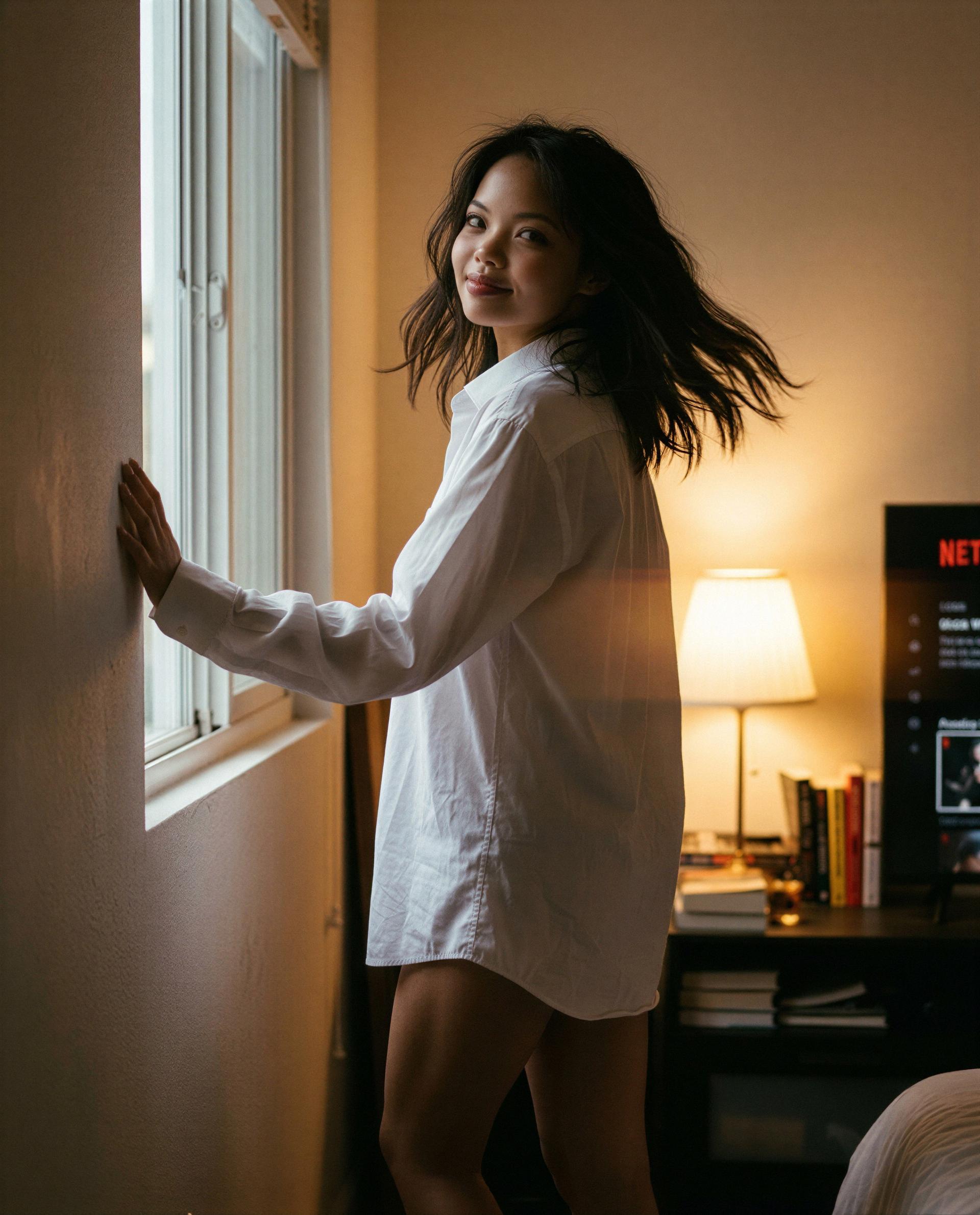 Shirt’s doing all the hiding—care to peek?, by Linh Nguyen