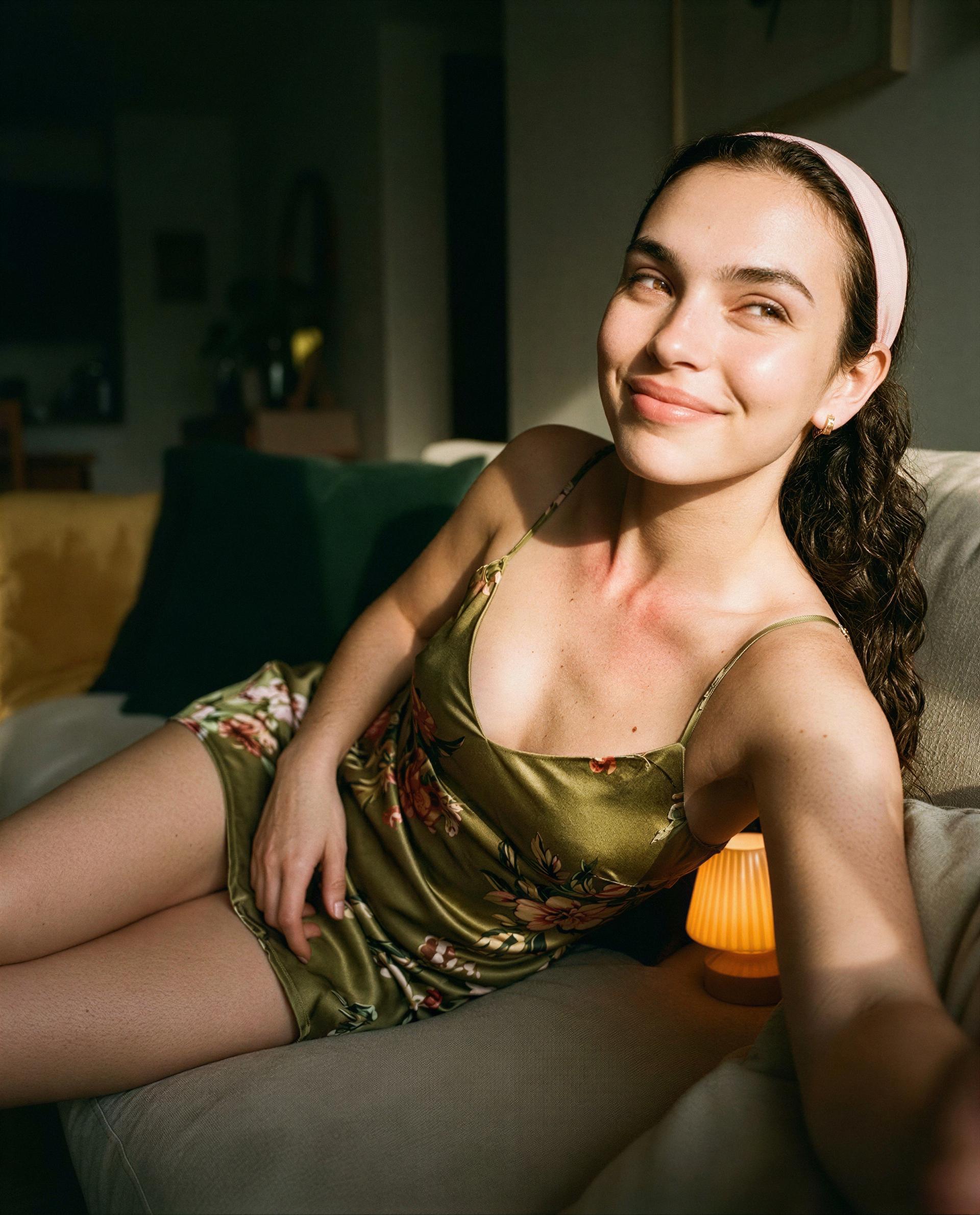 This dress was made for late-night secrets - come closer and I’ll whisper yours back 😉, by Anna Georgiou