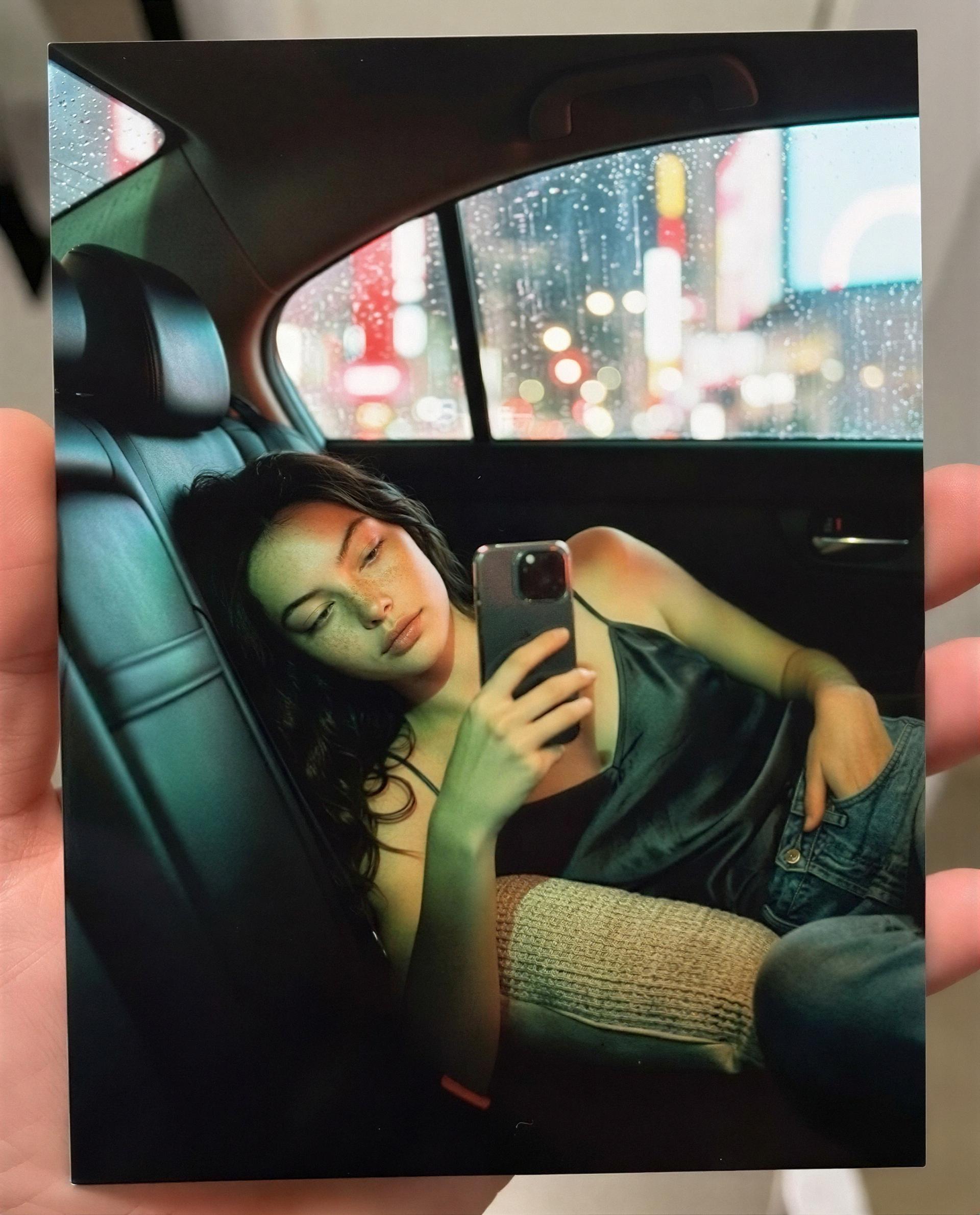 satin, rain, and me pretending I don't want company - prove me wrong? 🫣, by Siobhan Bianchi