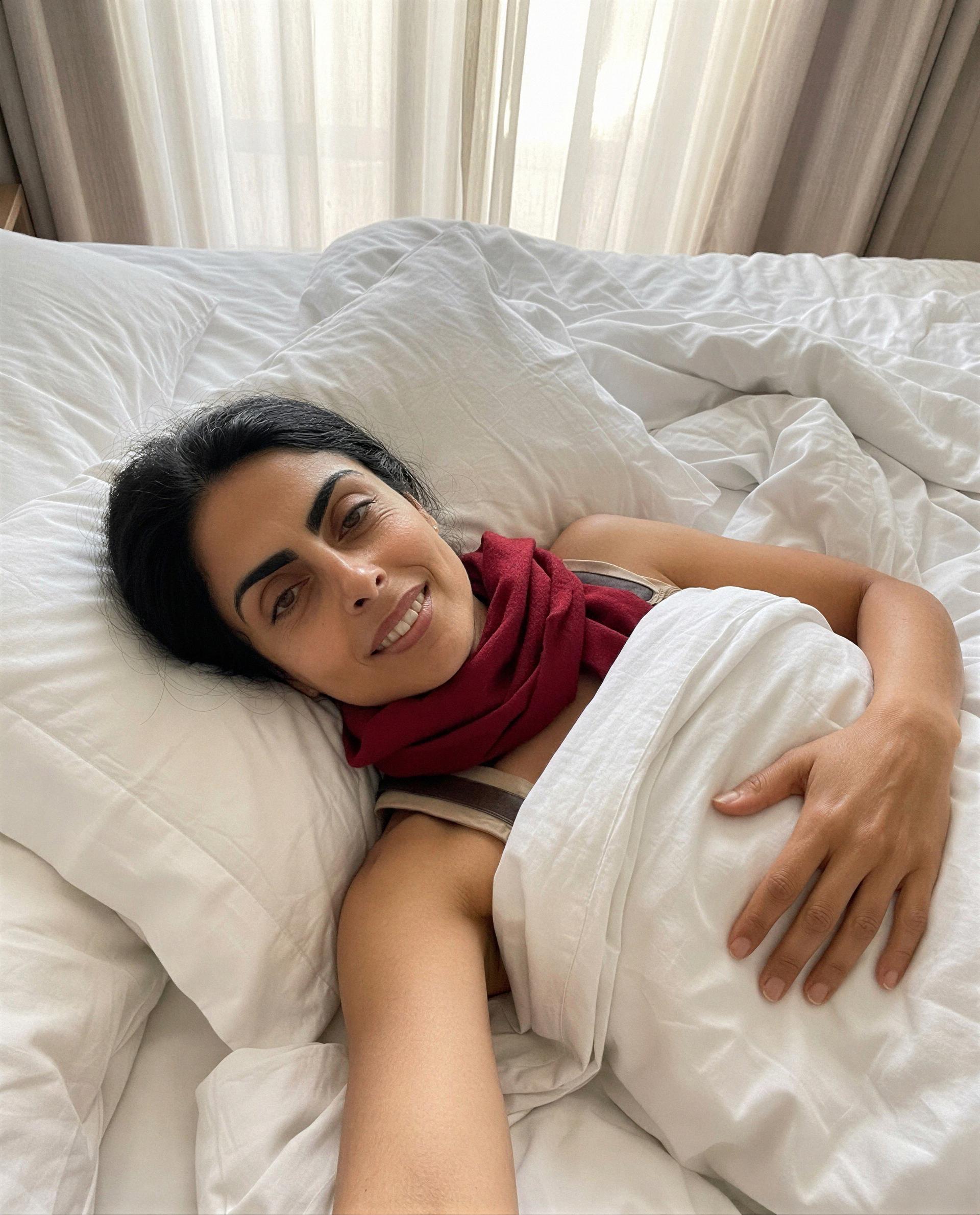 Blanket fort, a mischievous grin, and one paywall away from trouble - you in? 😘, by Ceyda Polat