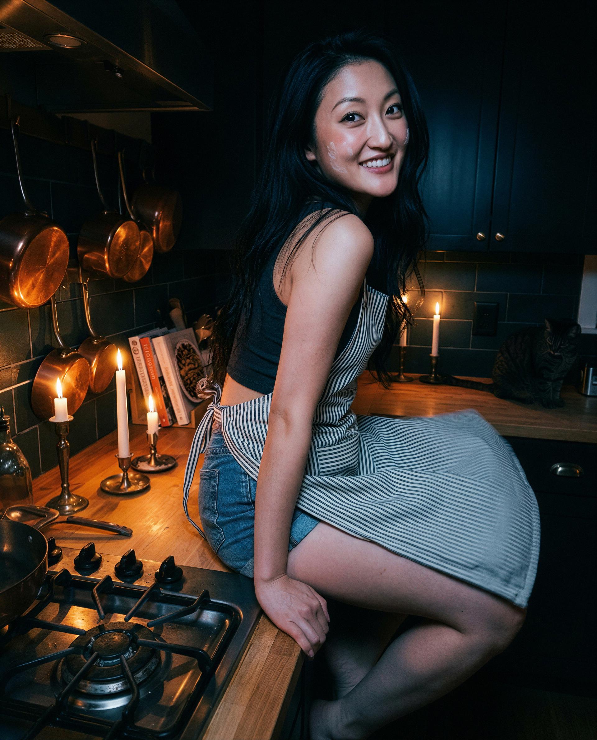 Apron says "chef," but tonight I’m the secret recipe—wanna taste?, by Leila Nguyen