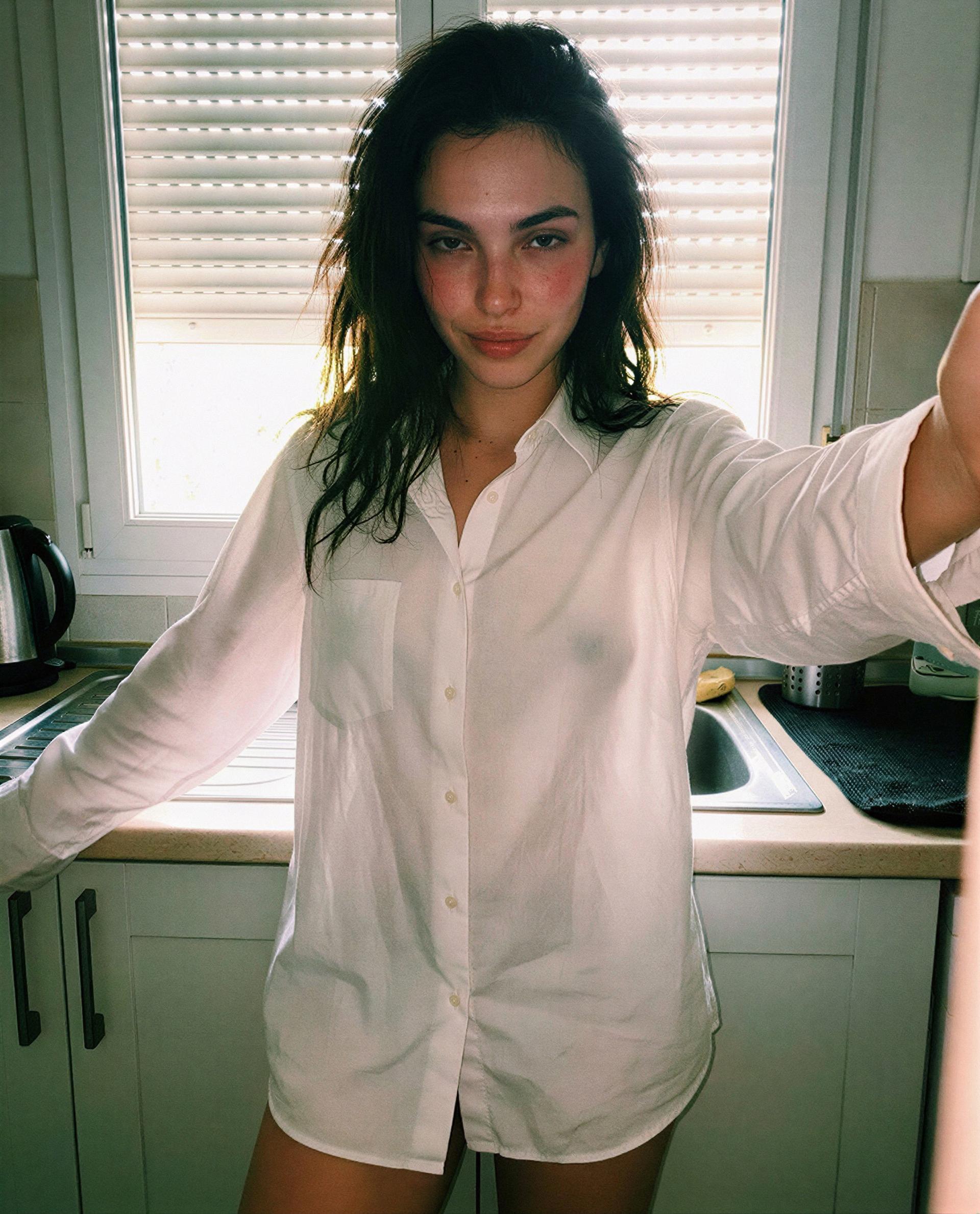 Just my shirt and a few secrets—want to learn them all? 😘, by Anna Georgiou