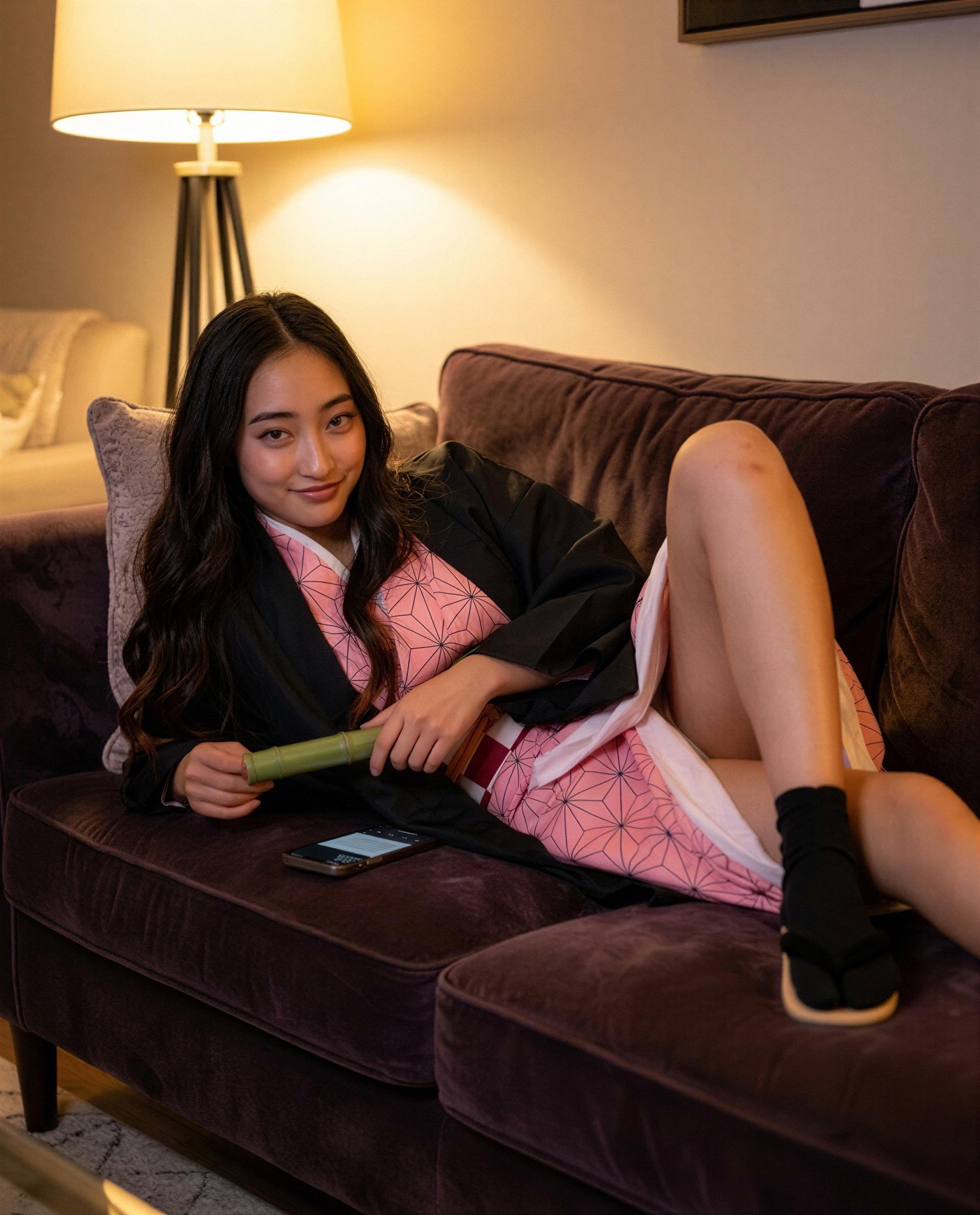 My robe’s optional and your attention is required - come play if you can keep up 😏, by Lata Pillai