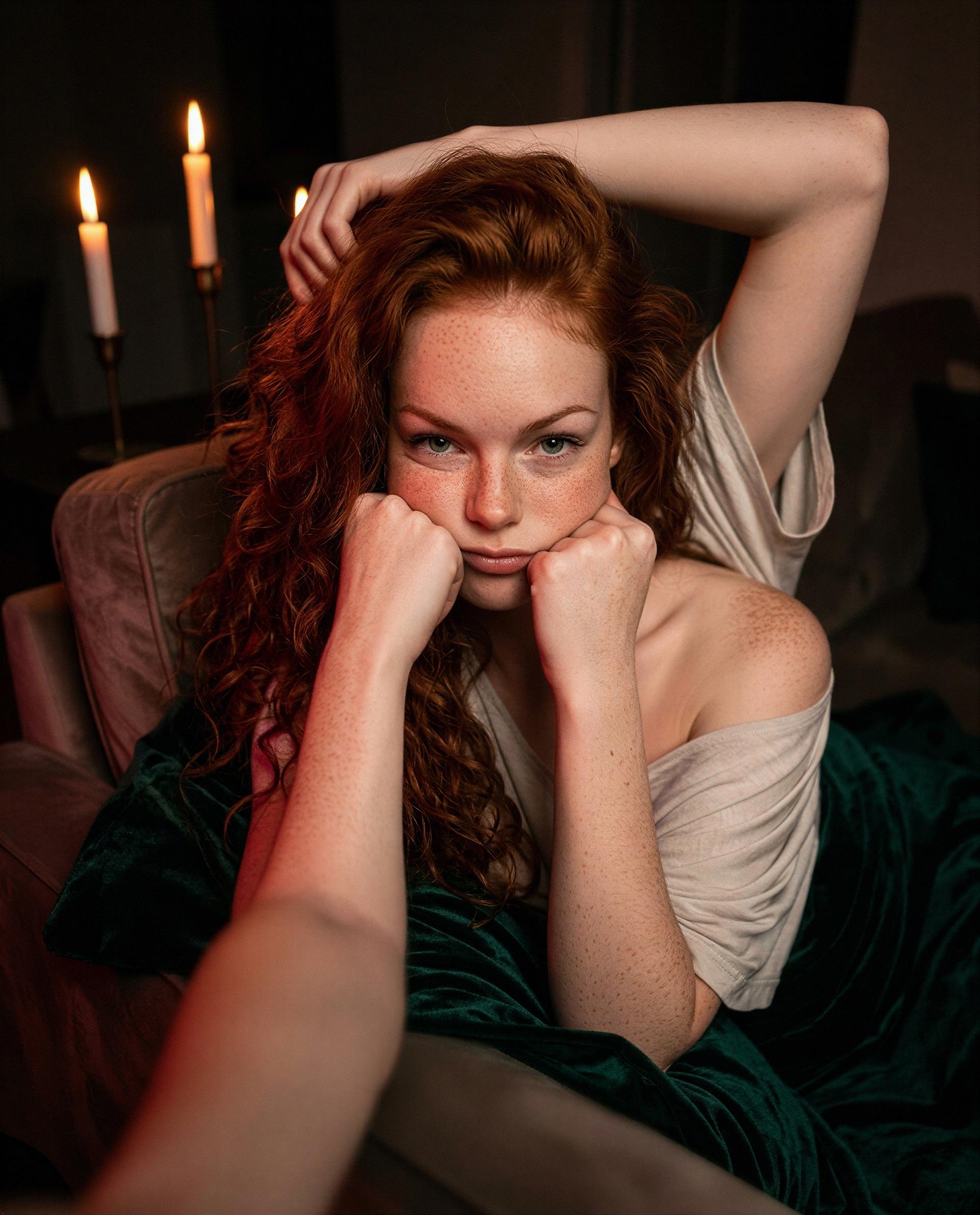 Come closer - I’ve got a private candlelit show just for you 😘💕, by Edith Cassidy