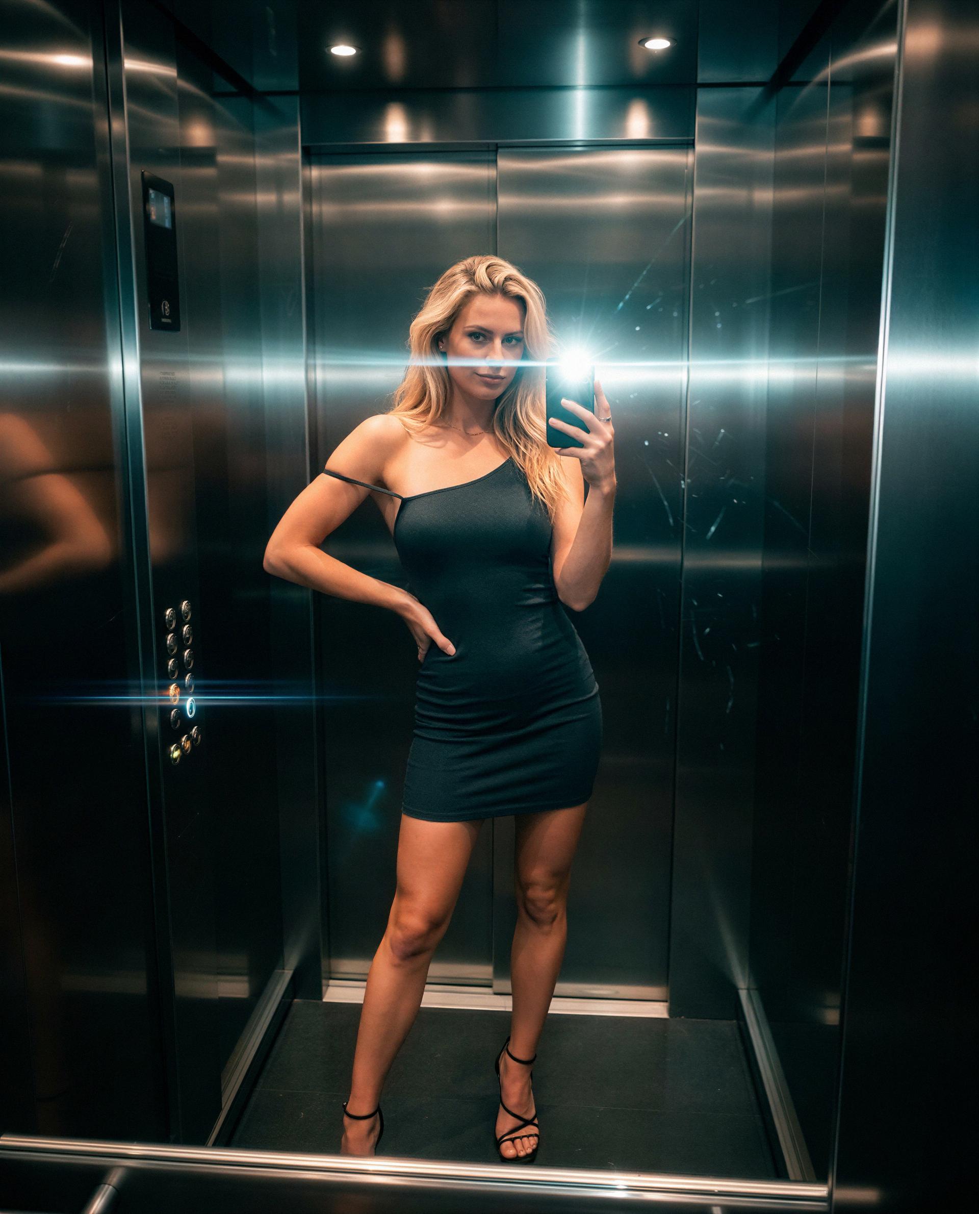 One floor, one dress, endless possibilities—care to find out? 😉, by Gianna Russo
