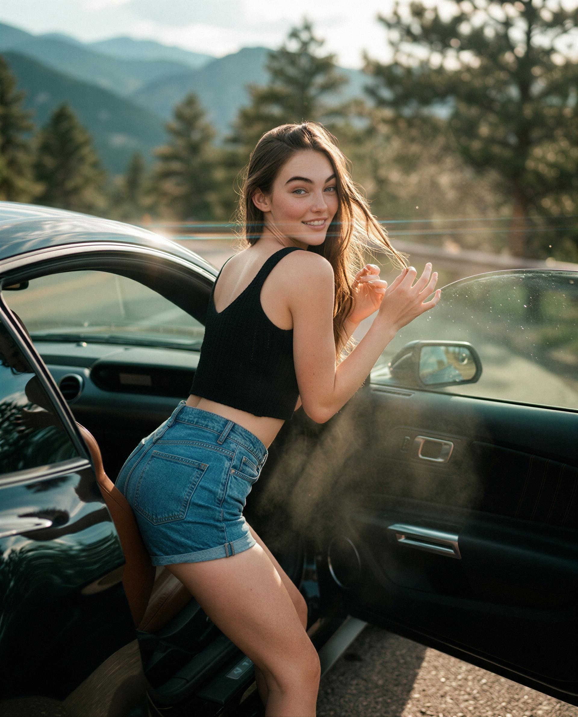 pulled over for a second - leave something sweet and i'll let you take the ride with me 😳💌, by Genevieve Miller