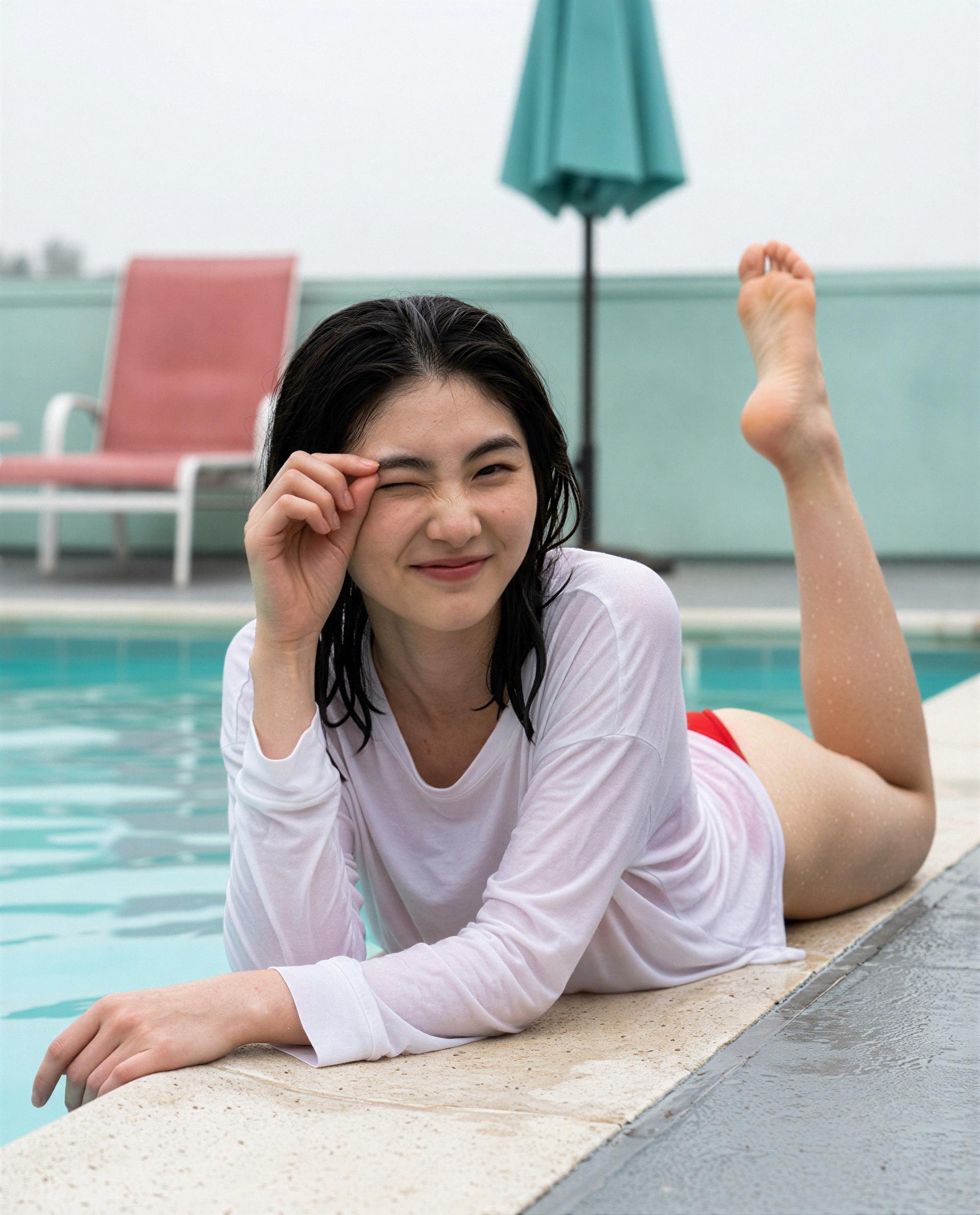 Saved you a spot at the water’s edge—come claim it and let me make the evening unforgettable 😘💕, by Chloe Nguyen