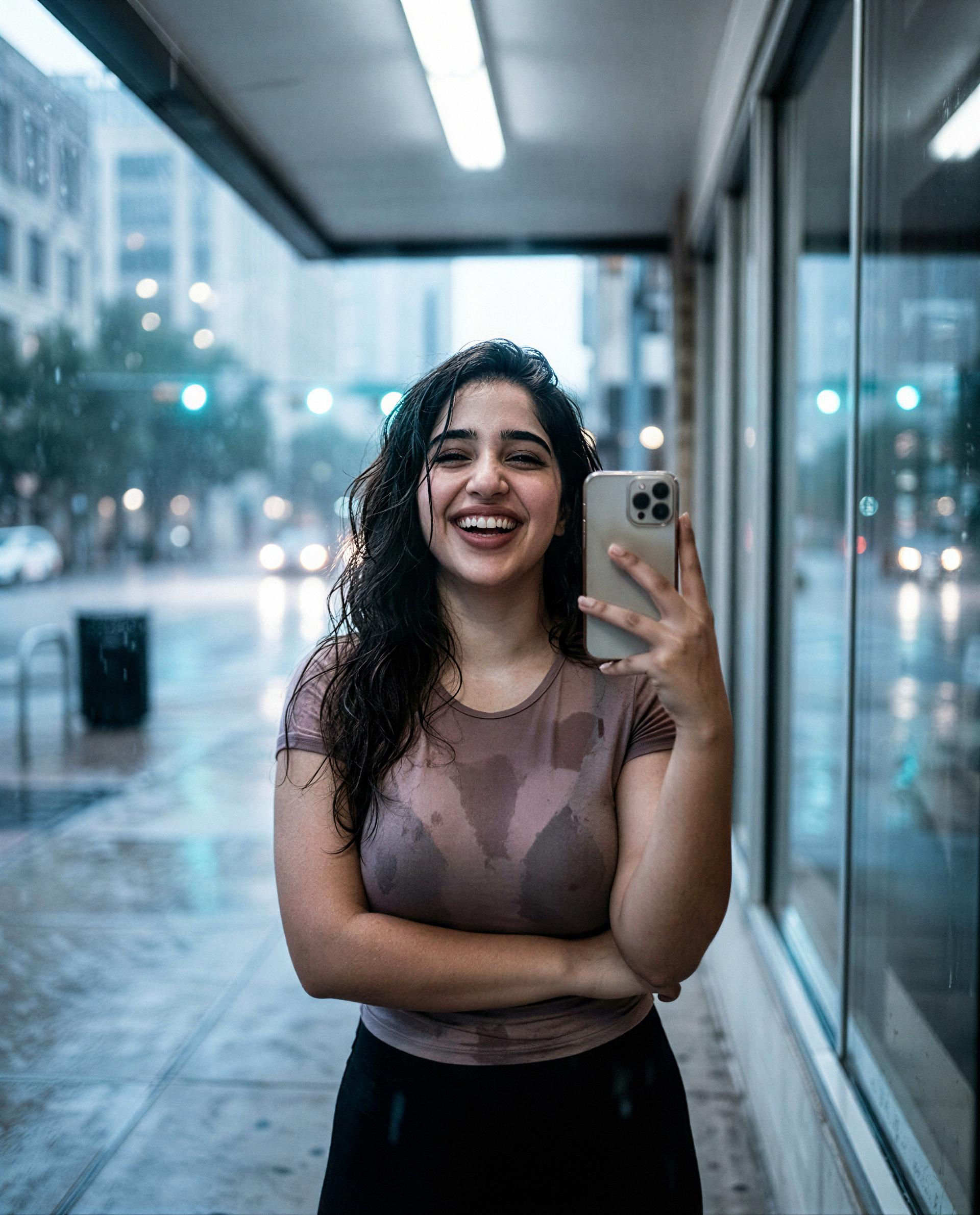 soaked and shy—want the VIP version? 🫣💋, by Reem Shimon