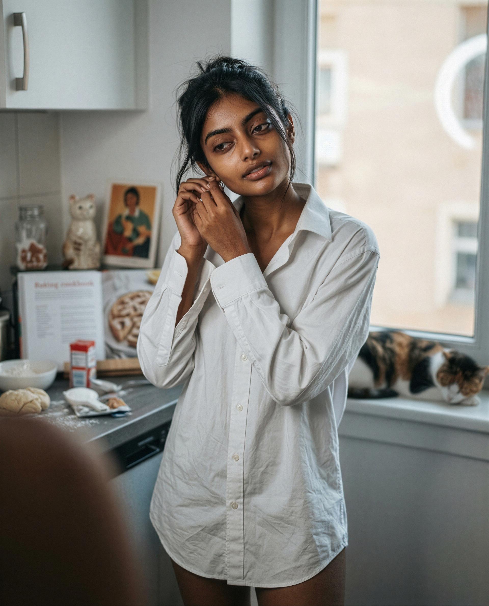 Found this shirt and a little mischief - want an exclusive peek? 😏, by Riya Agrawal