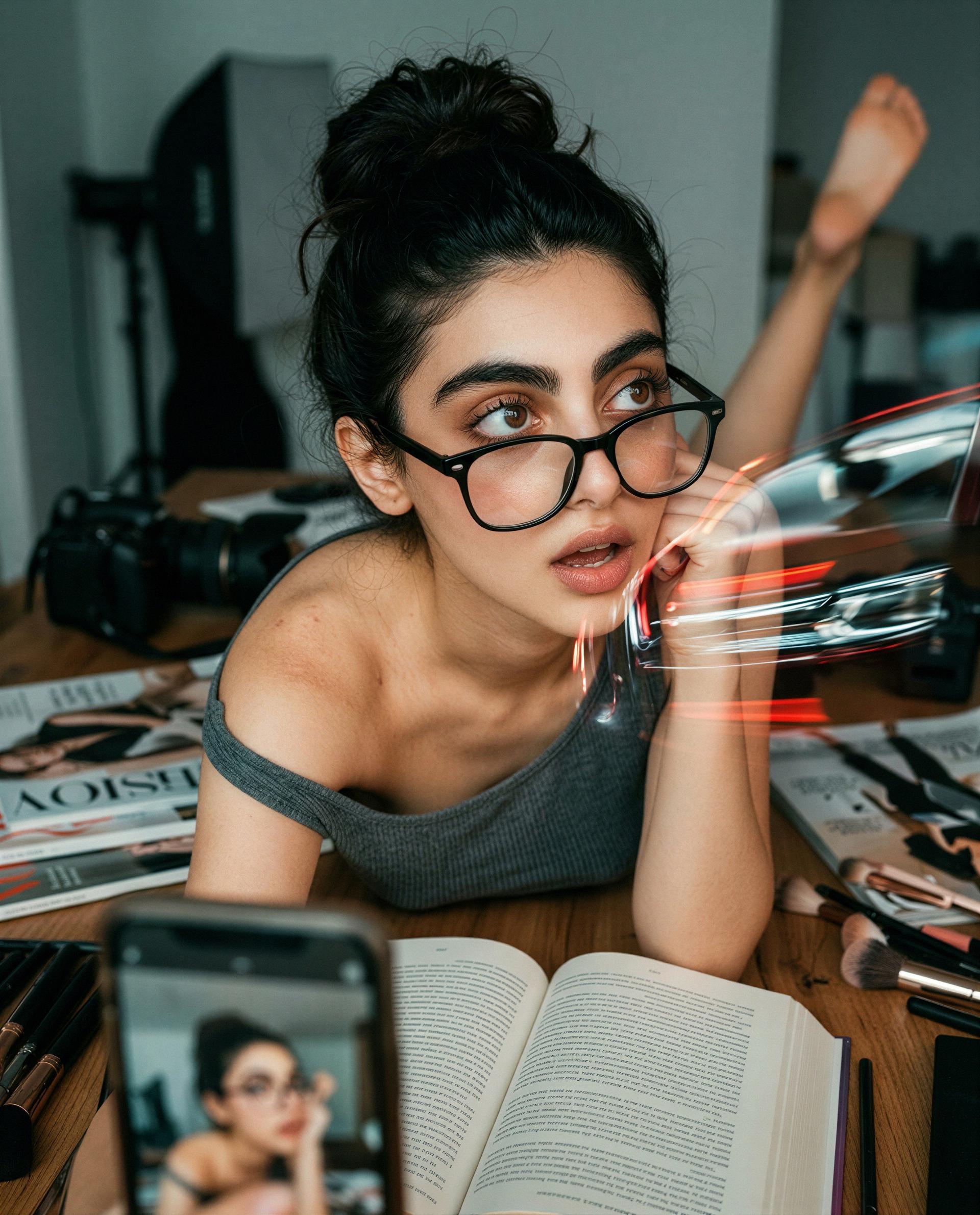 Got you on my mind and my camera—want a private premiere just for us? 💋, by Hana Gal