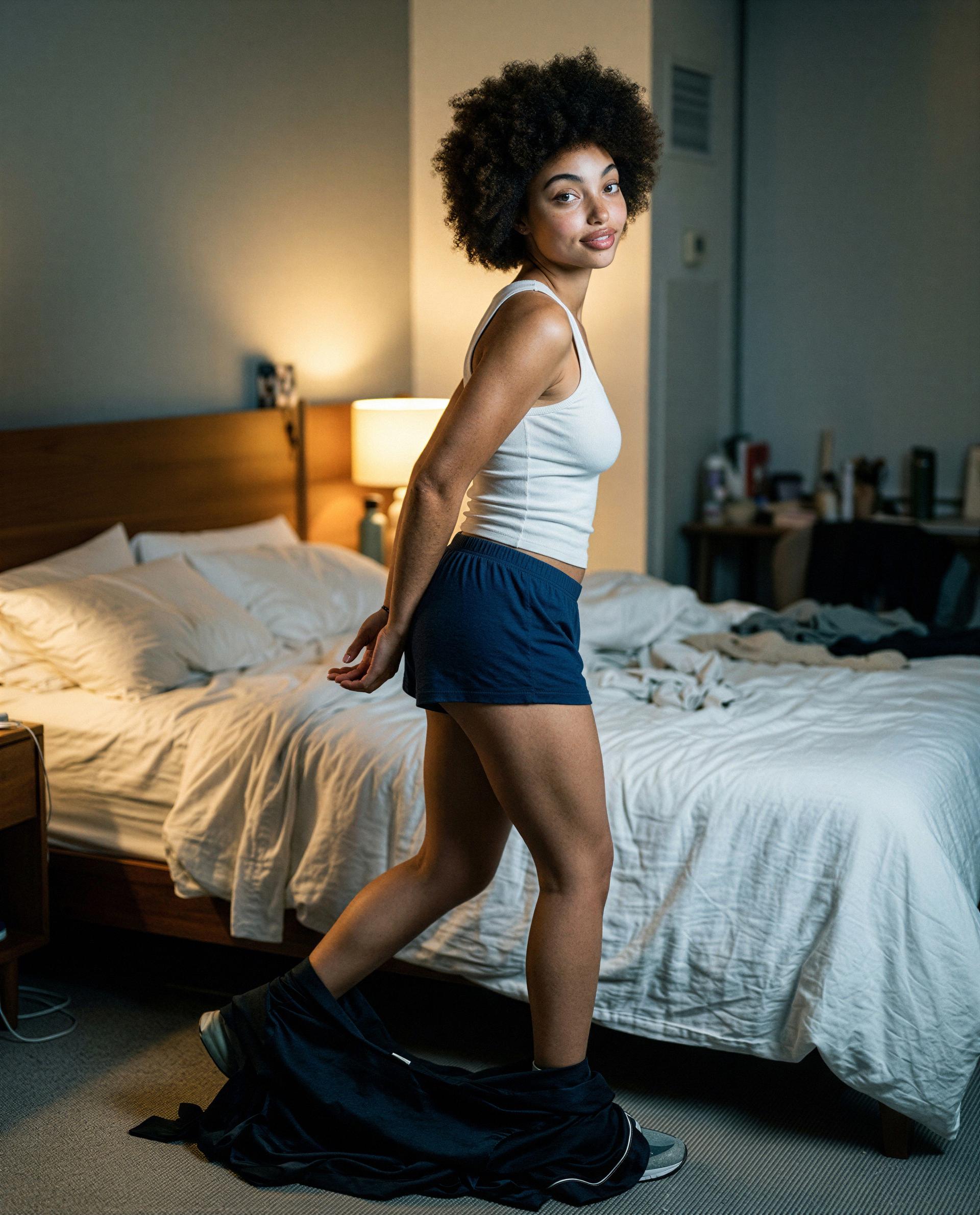 Pants down, lights low—I've been saving the front row just for you 💕, by Zaria King