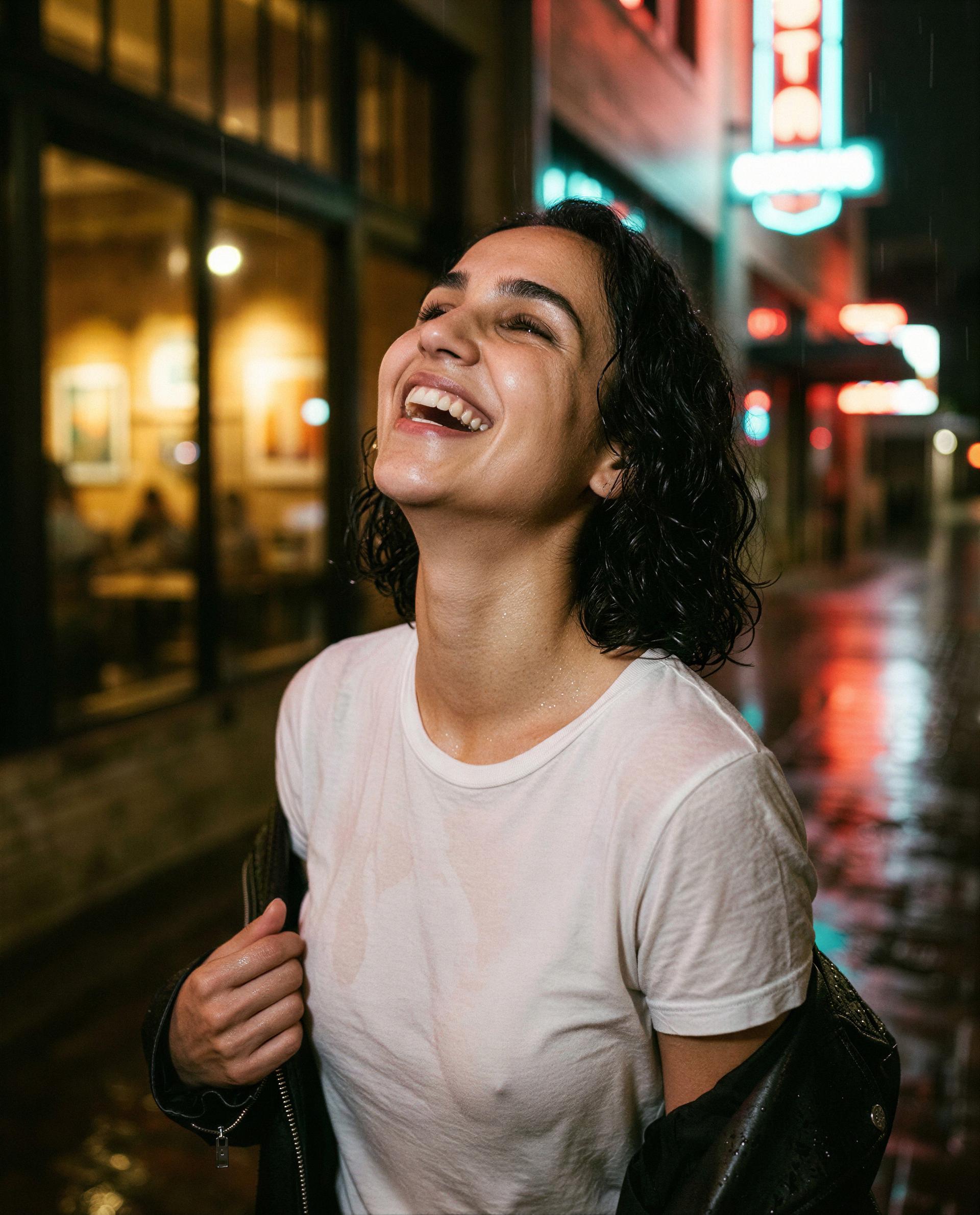 Caught in the rain and craving you - come warm me up, babe 😘, by Fariha Chatterjee