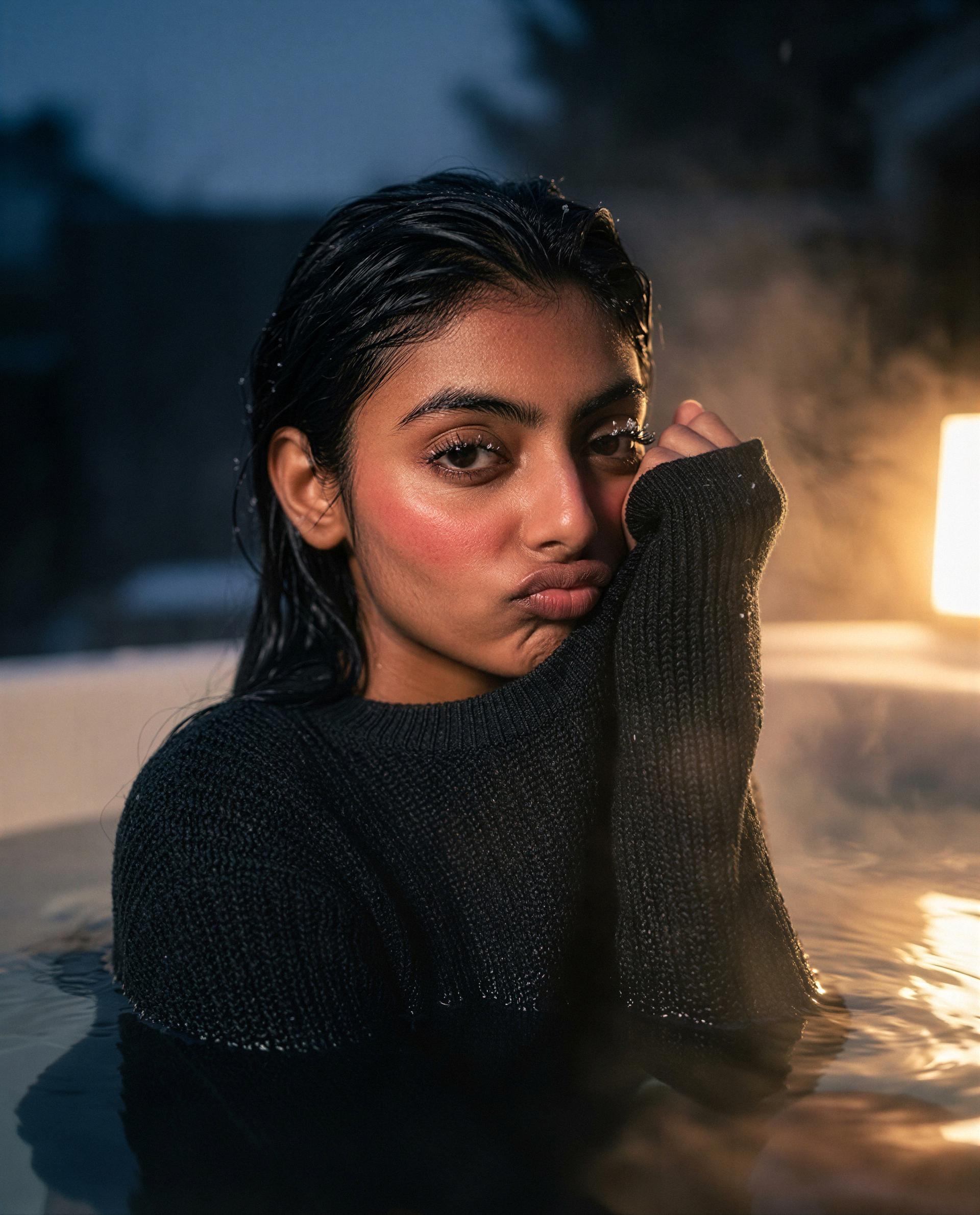 Sweater soaked, temperature rising - unlock my private and I'll show you exactly how hot I can get 🔥😘, by Riya Agrawal