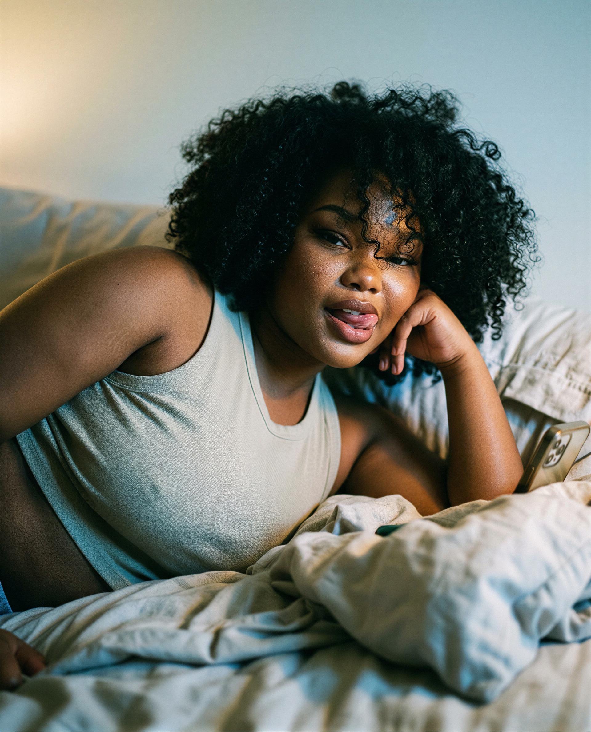 This bed's lonely—your move. 😈, by Essence Johnson