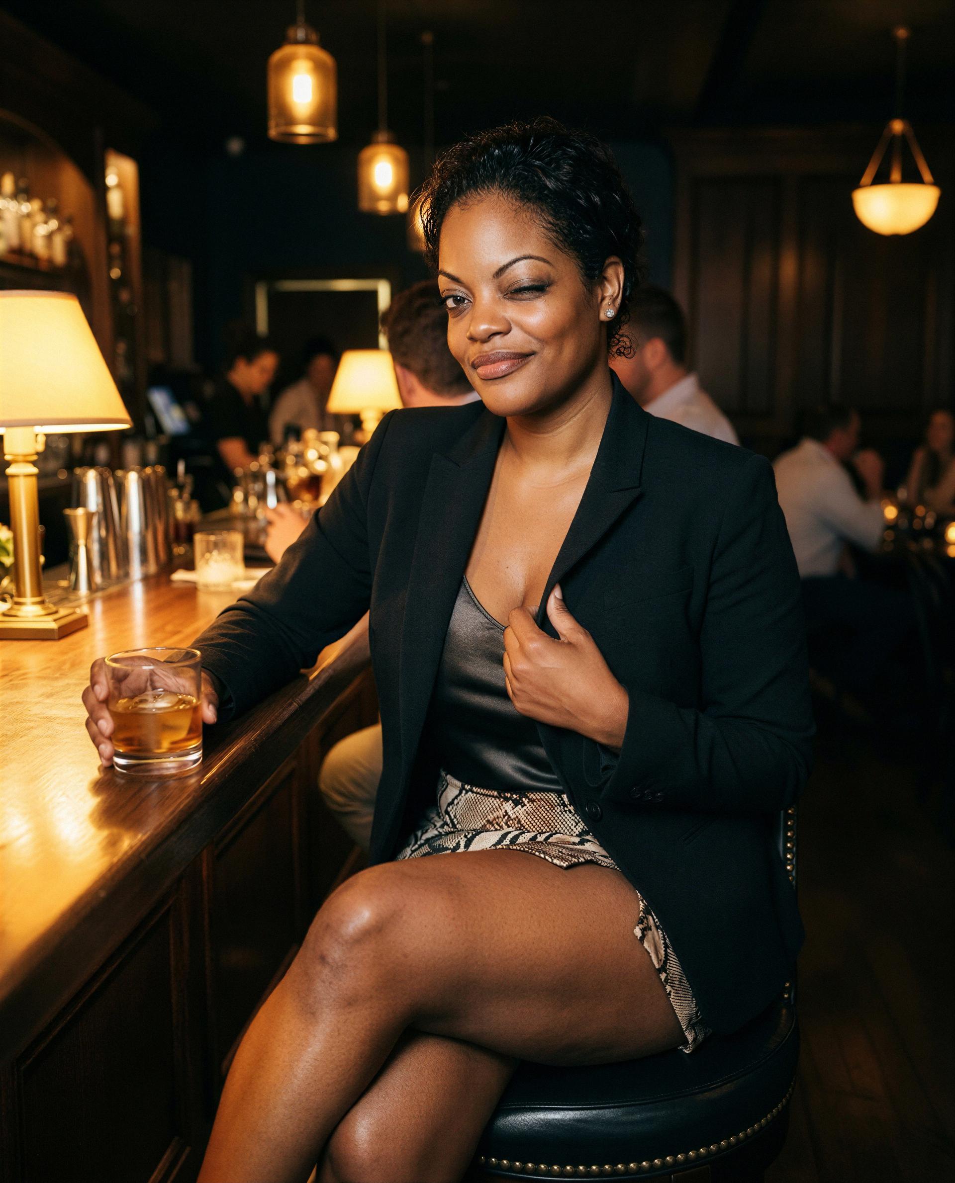 Wink, whiskey, and a VIP-only invite - slide into my DMs and I'll make the night ours. 😉💕, by Danielle Robinson