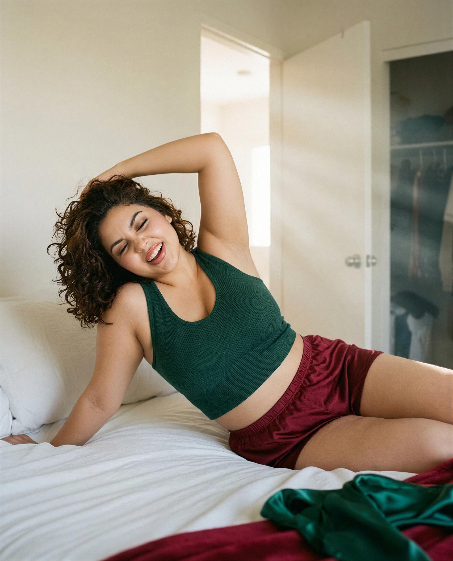 Feeling cute and oh-so-comfy, what’s your vibe today? 😘, by Beatriz Ramirez