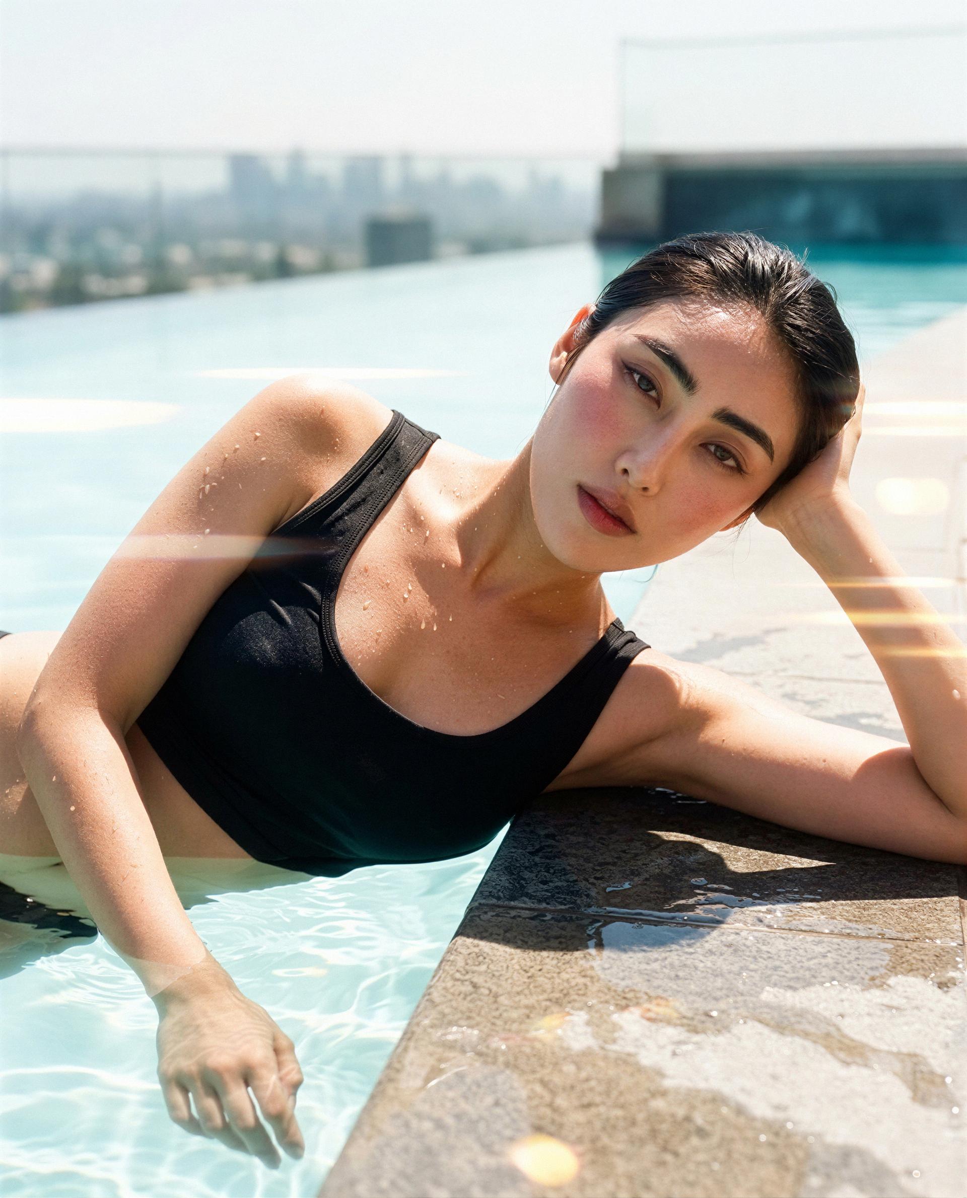 Drenched in sunlight and trouble - wanna cool me off up close? 😉💕, by Yoo-Jung Cheon