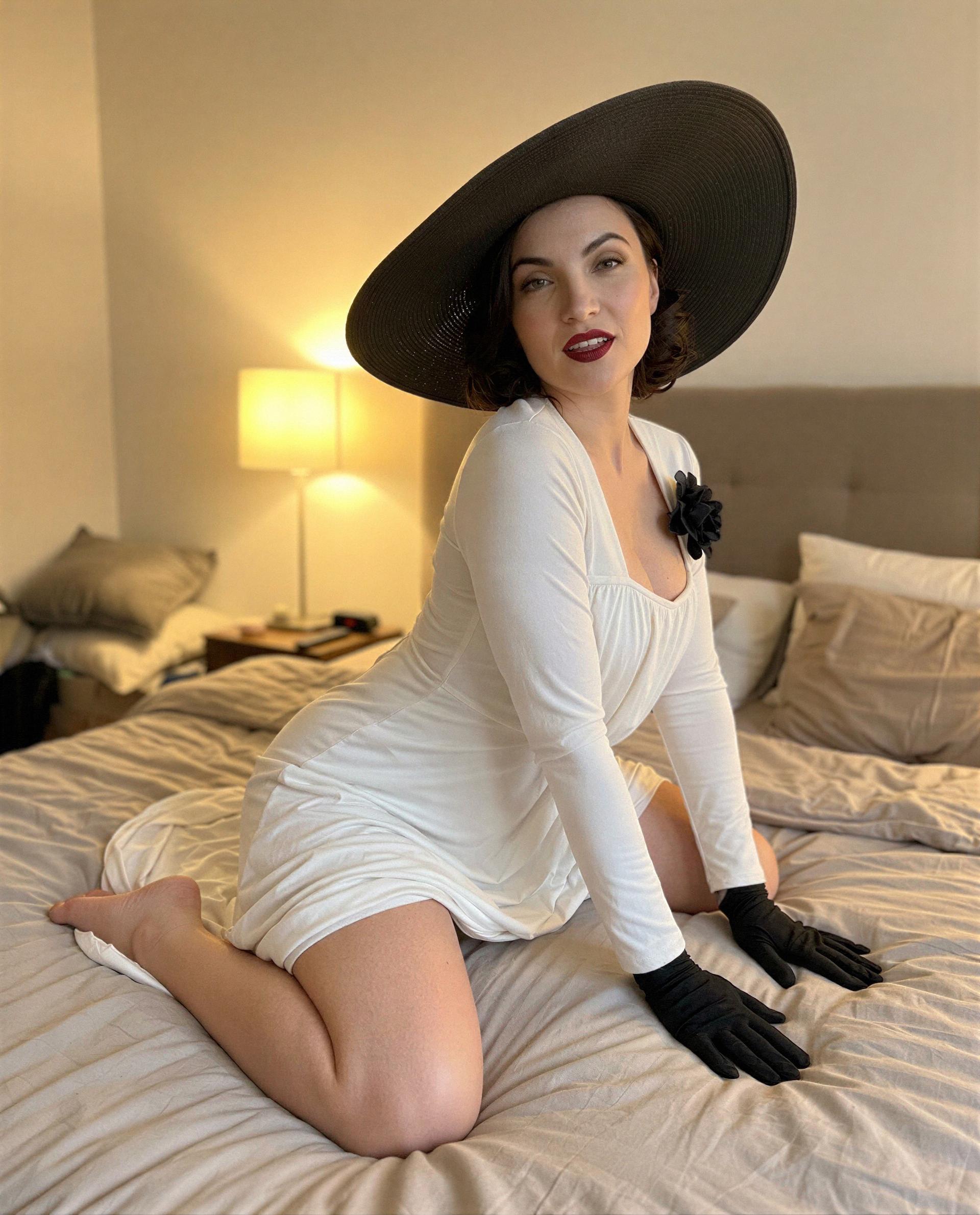 Trying on mischief—RSVP privately and I’ll show you how it fits 🫣, by Fiona O'Connor