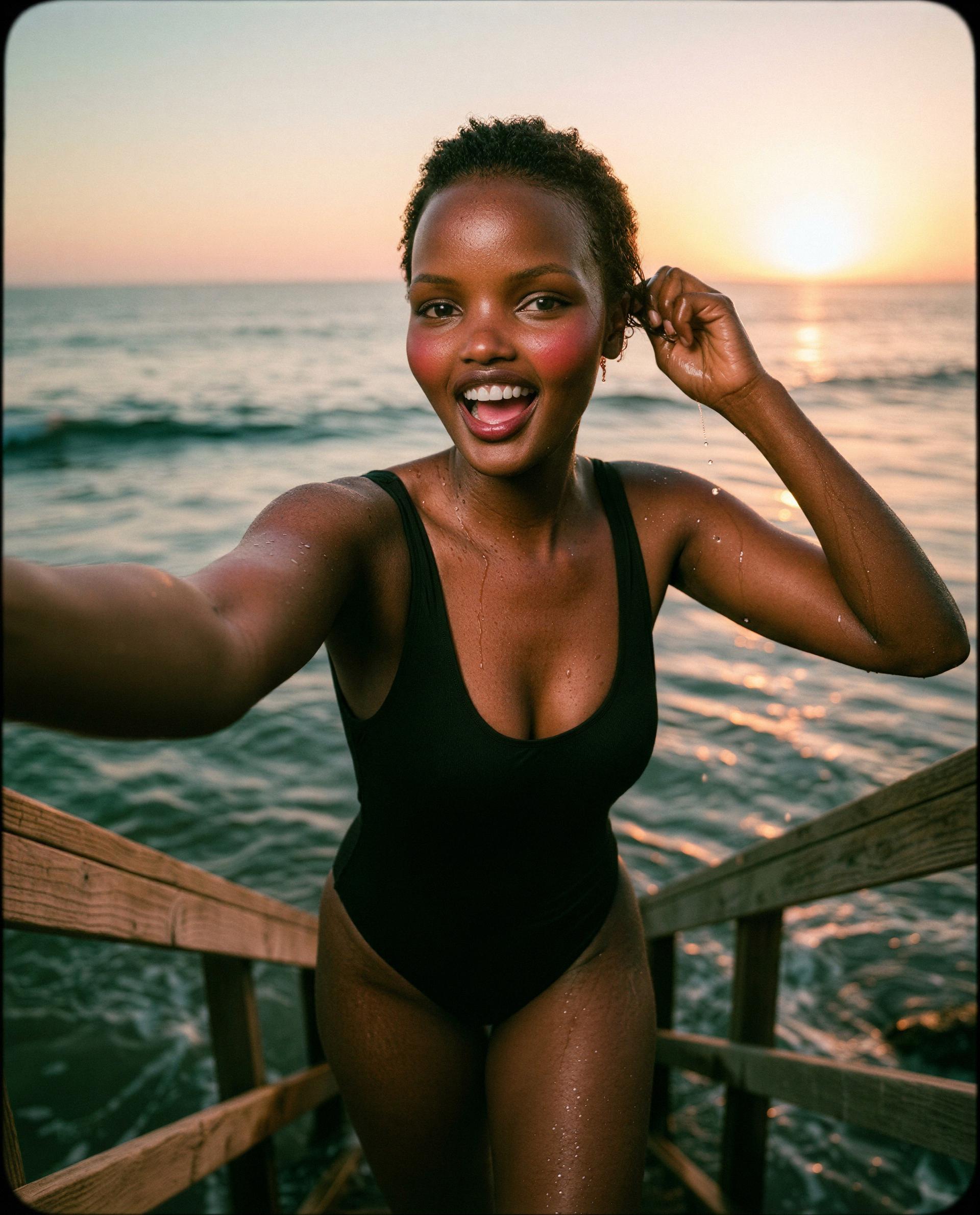 Sunset's jealous - I'm saving the best view just for you, want the VIP pass? 💕, by Tchaba Cherif
