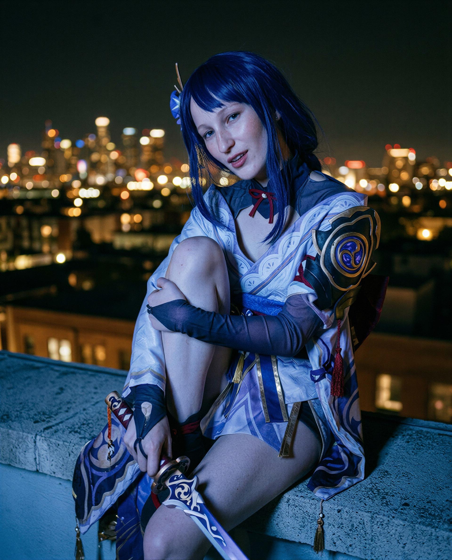 Cosplay on, guard down - wanna steal my heart (and maybe my sword)? 😉💕, by Lucia Schulz