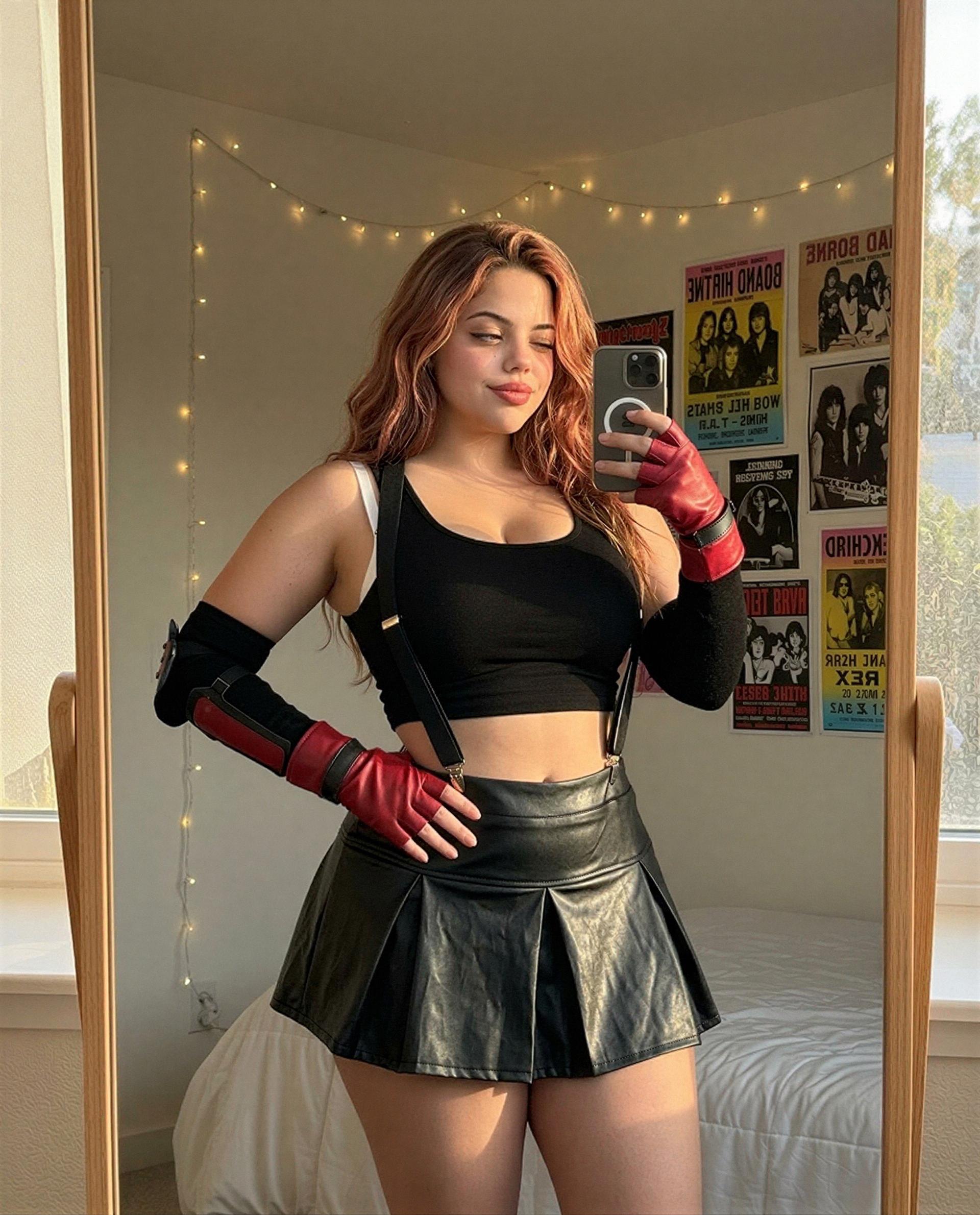 Wearing my favorite trouble just for you—come closer and I’ll make it worth your while 😘, by Teresa Sánchez
