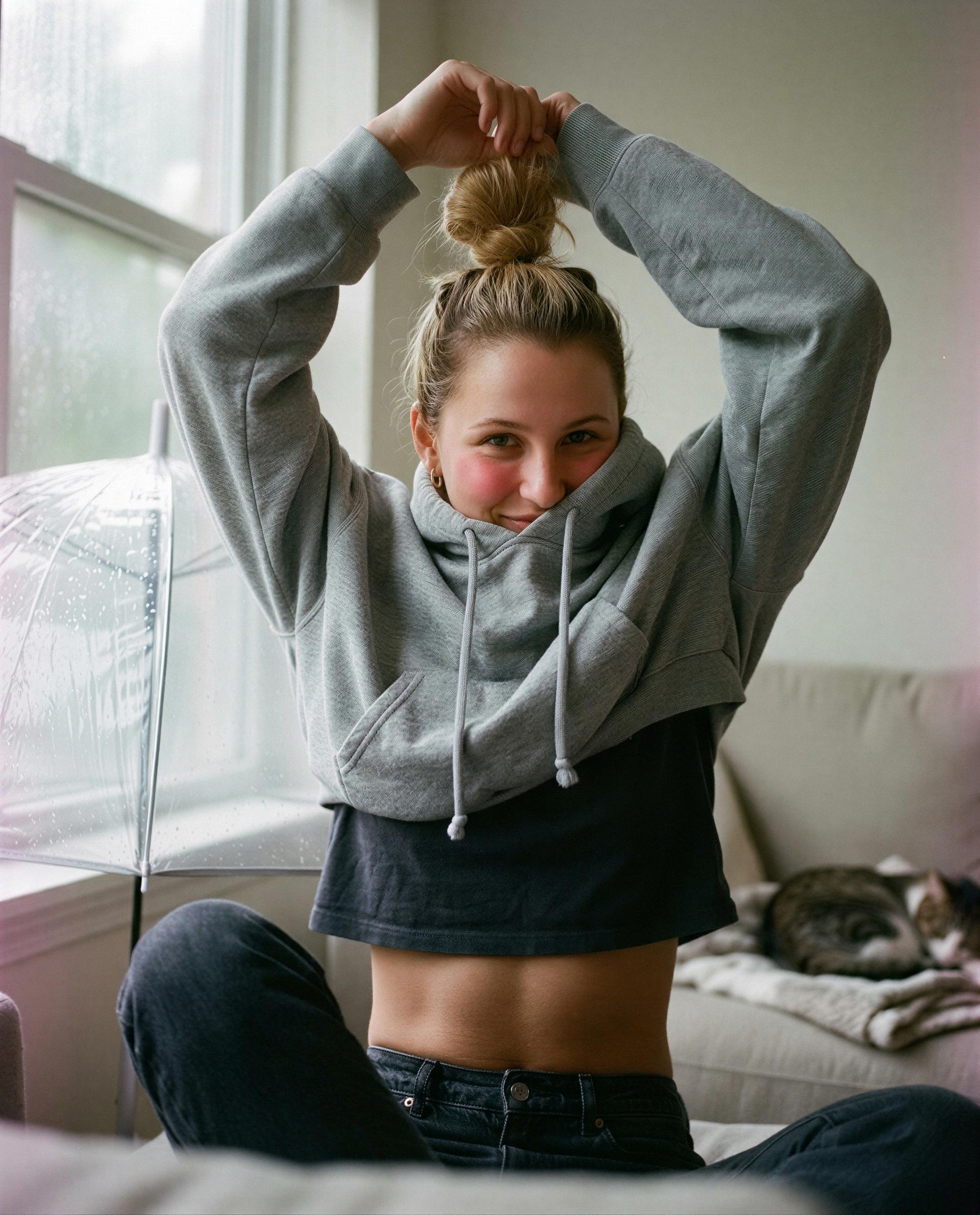 Come closer and I’ll show you exactly what’s under this hoodie., by Caoimhe McCarthy
