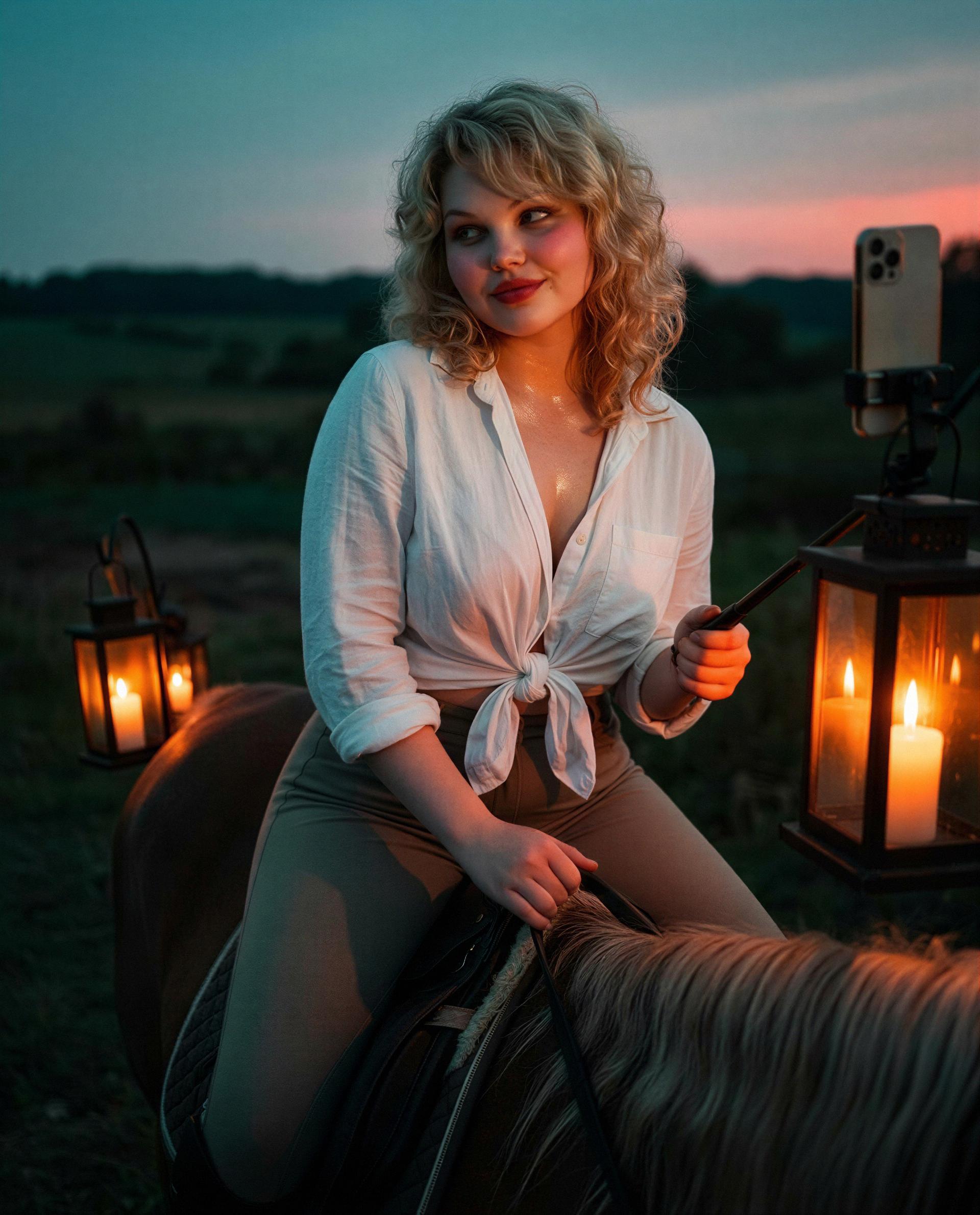 felt brave posting this—want front-row access to my sunset glow? 🫣, by Anna Petrova