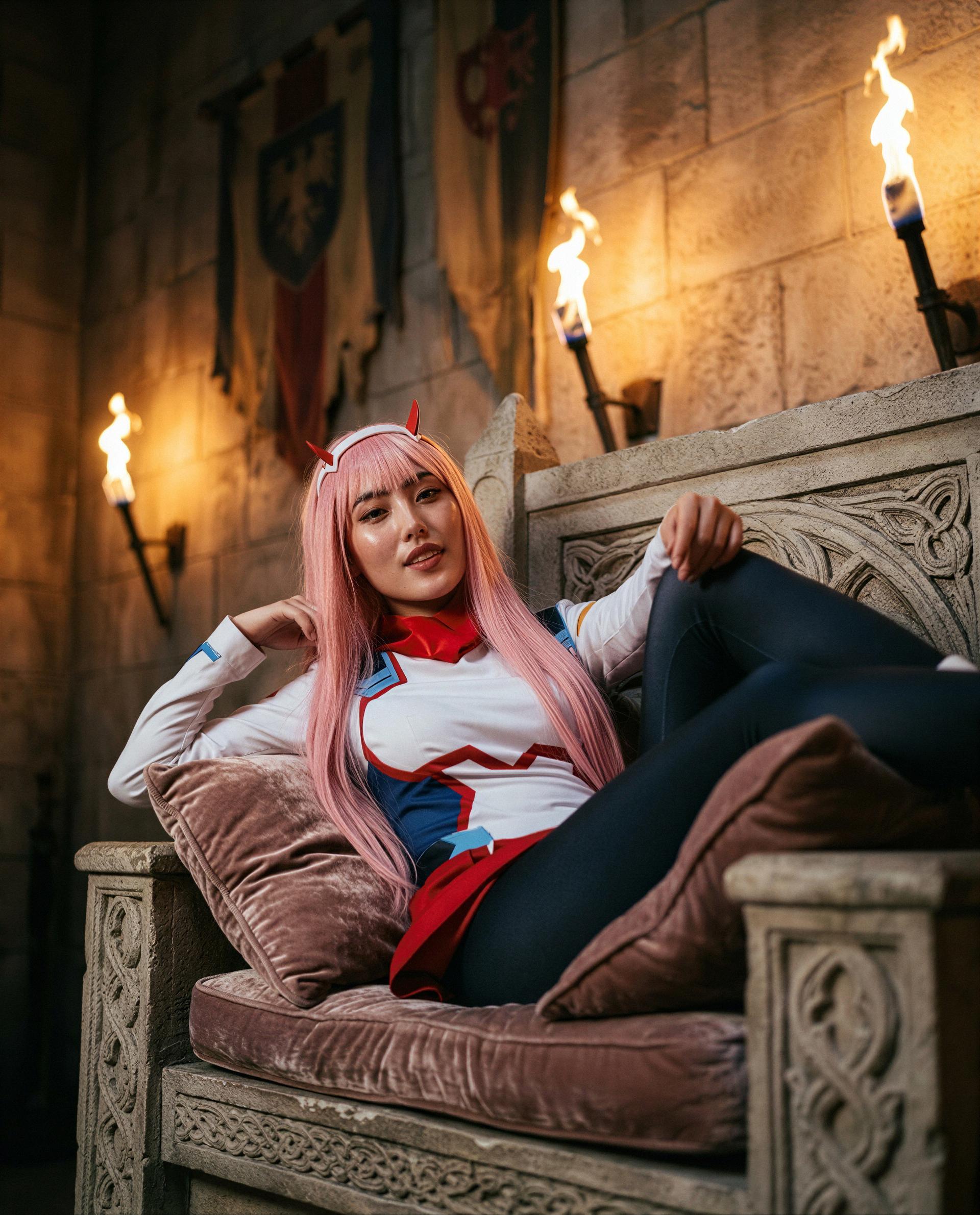 Throne's taken, but I make exceptions for very naughty visitors 😈💋, by Yoo-Jung Cheon