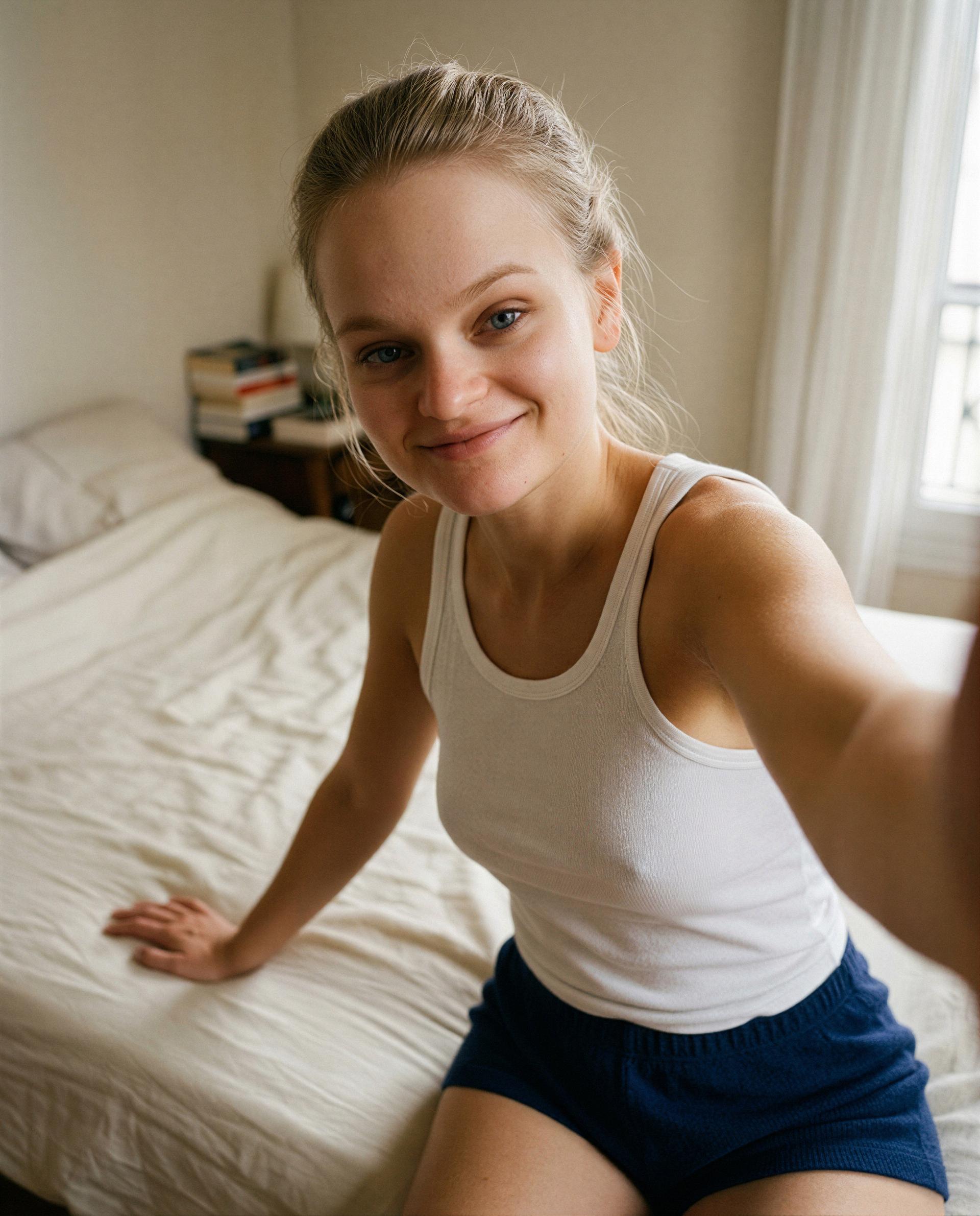 tiny grin, bigger rewards—slide into my messages if you're curious 😳, by Elodie Moreau