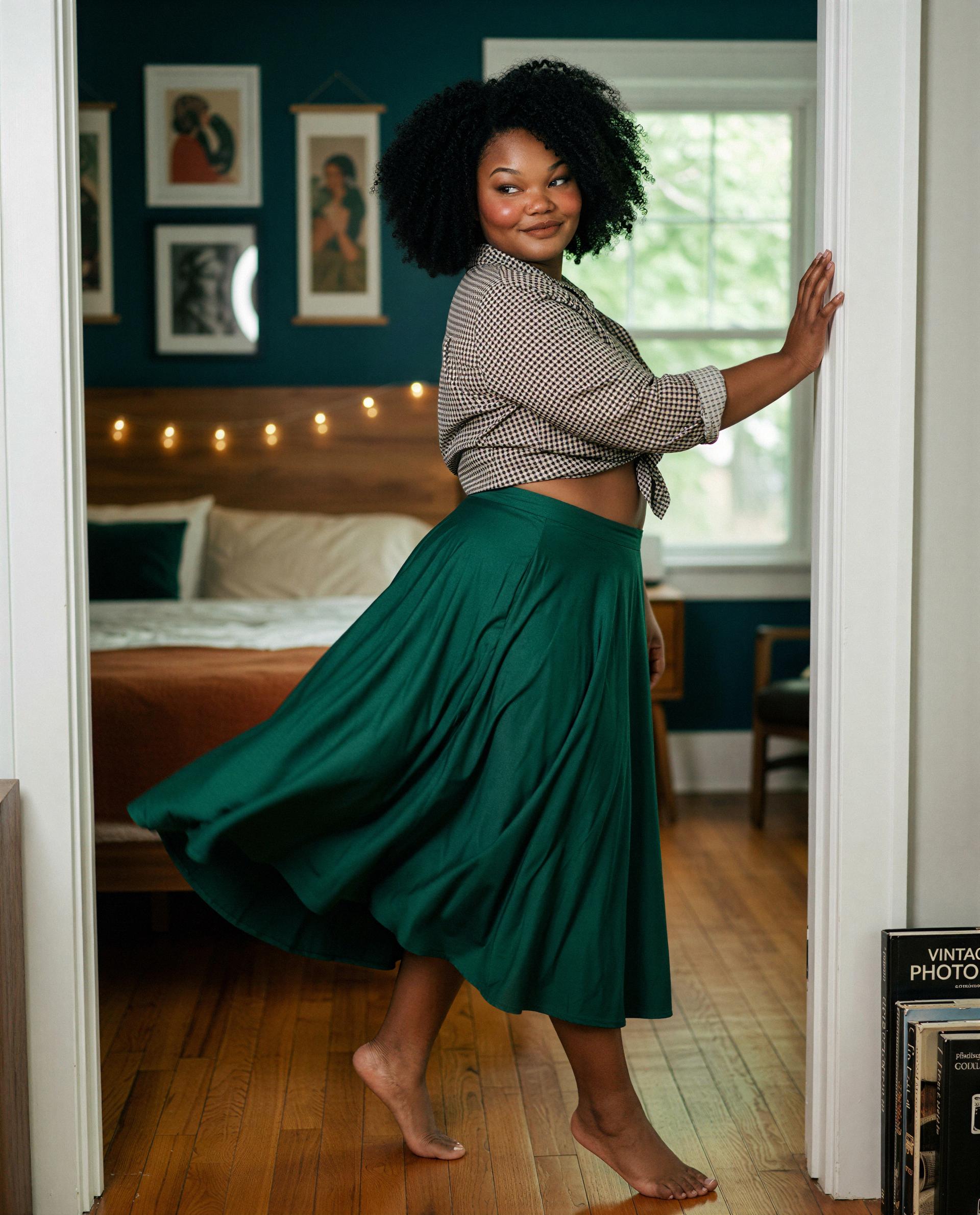 Twirling for the camera—real show’s behind a paywall. 😈, by Essence Johnson
