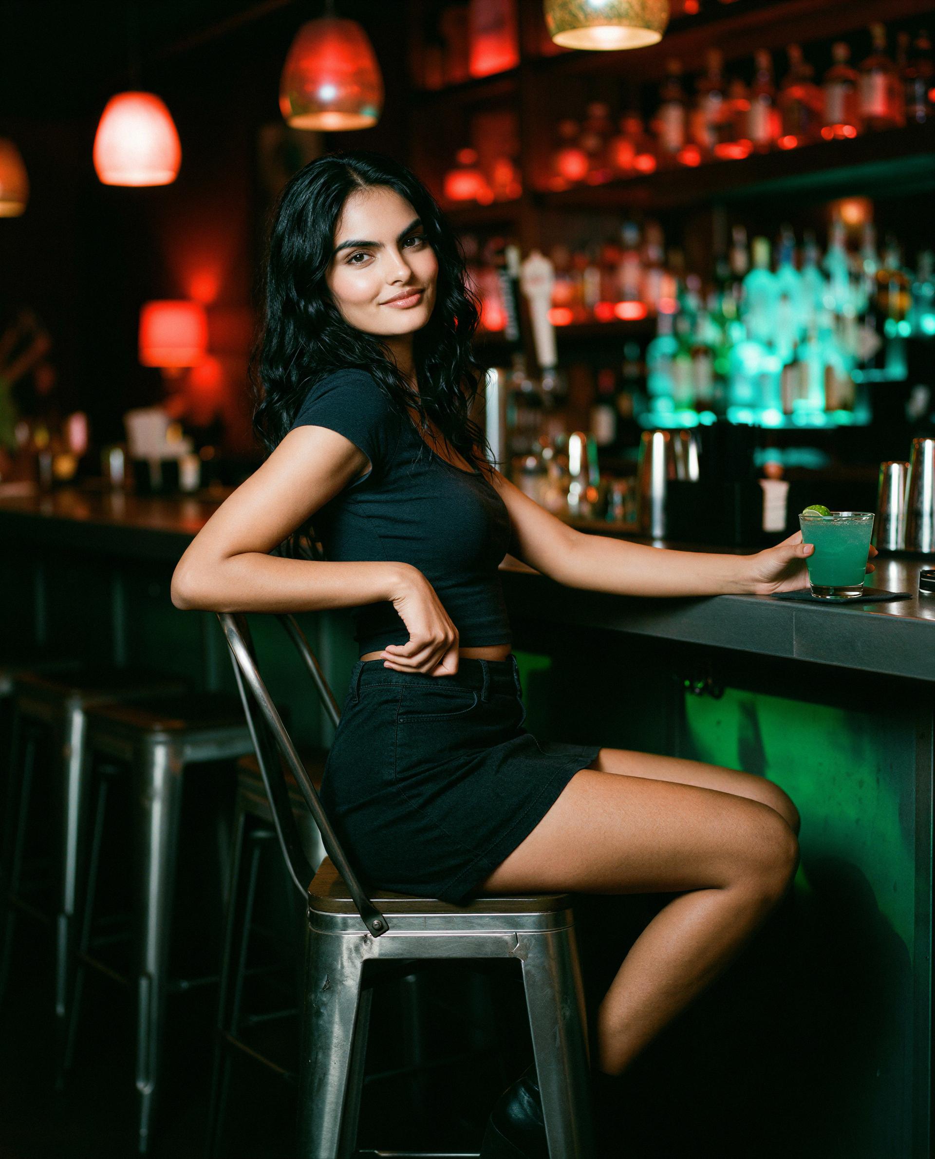 Saved a spot at my bar—come sit close and let me show you what you’ve been missing 😉💕, by Tara Siddiqui