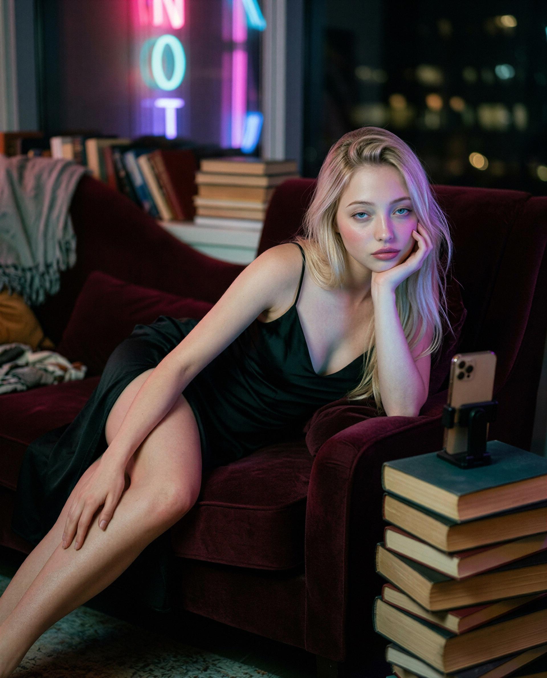 Just me, silk, and a very private paywall - be my favorite subscriber tonight? 😏💕, by Anaïs O'Shea
