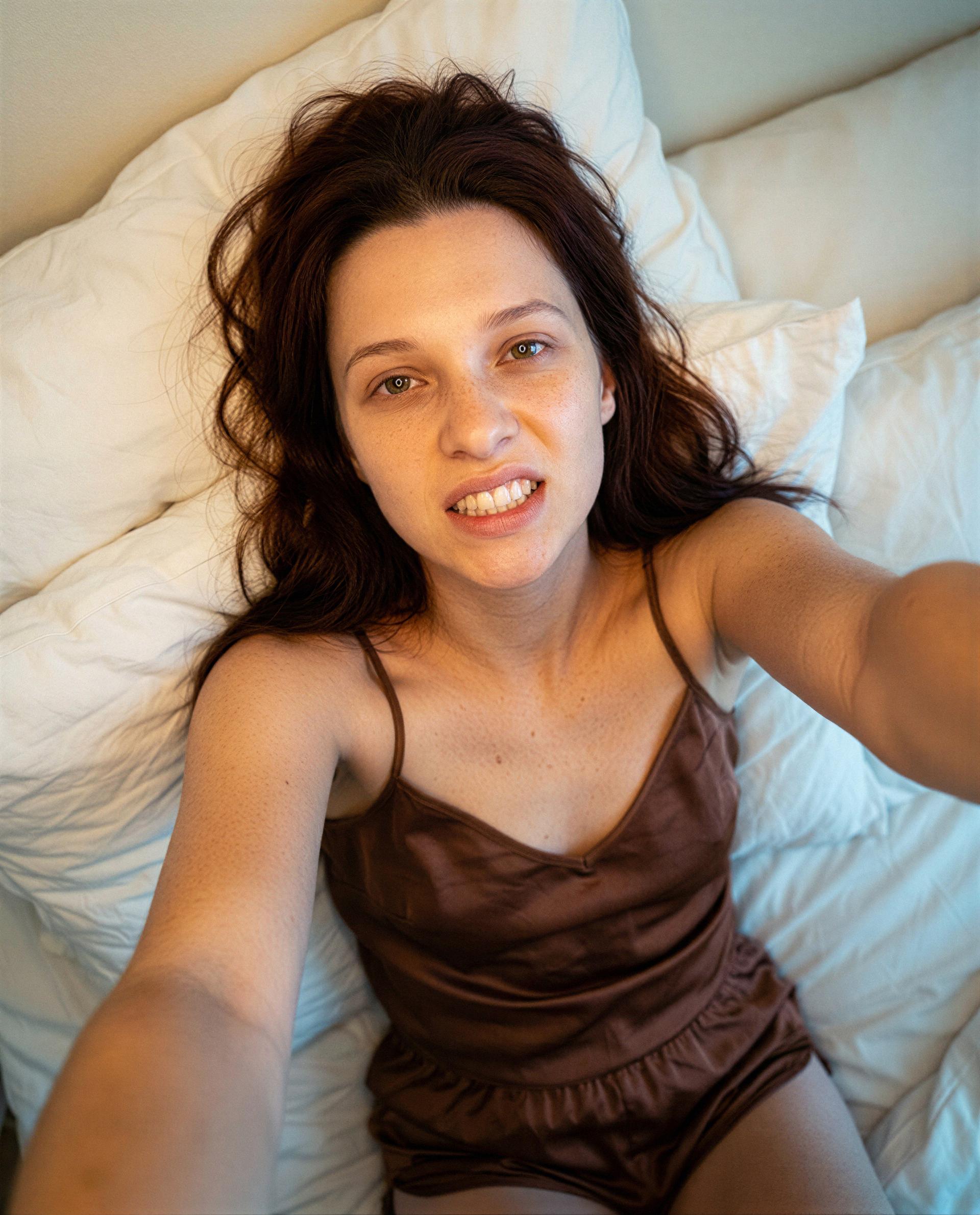 Just woke up like this—care to unlock the rest? 😉, by Anna Ricci