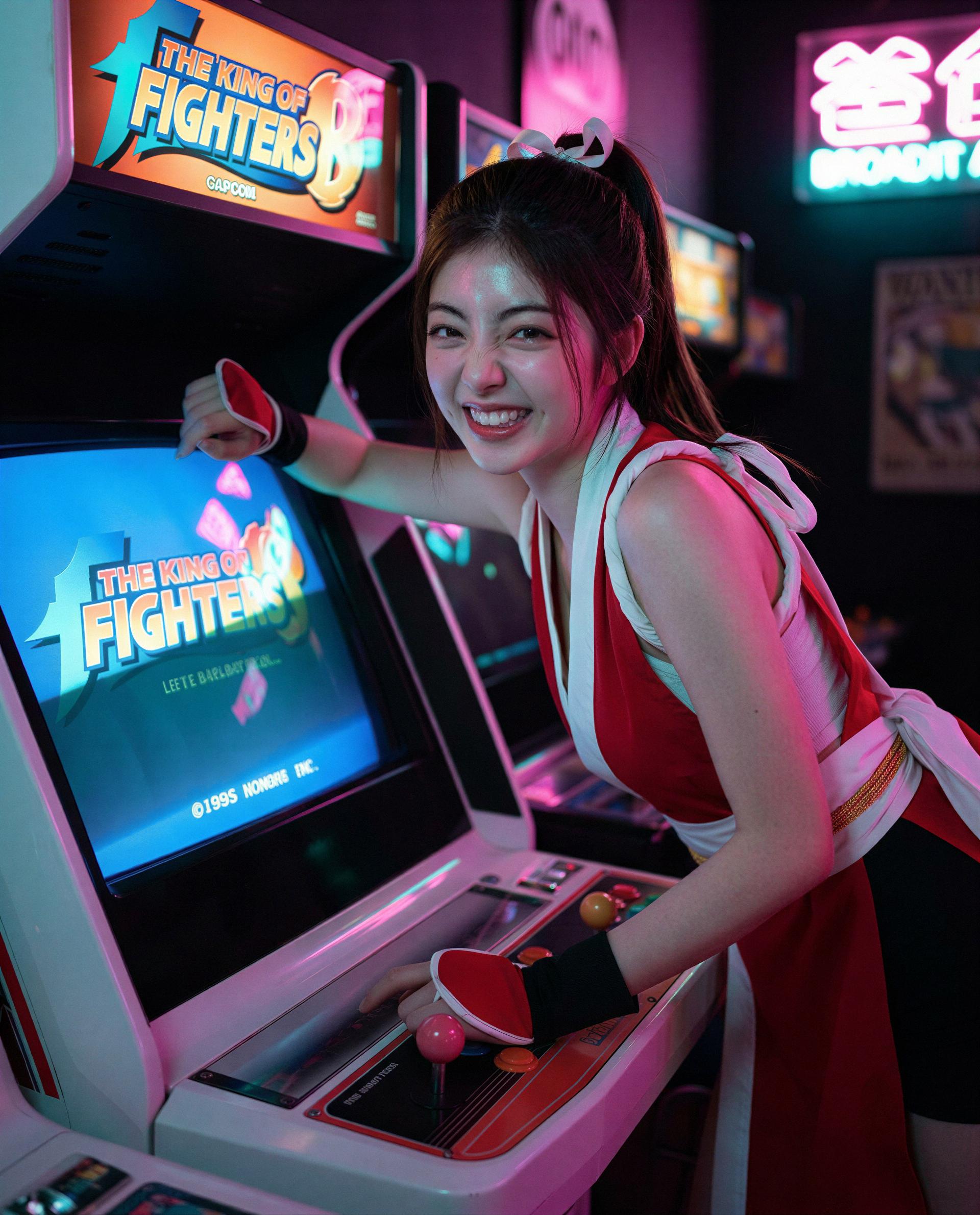 Press start beside me and I'll show you how I play to win. 😘, by Koharu Kamiyama