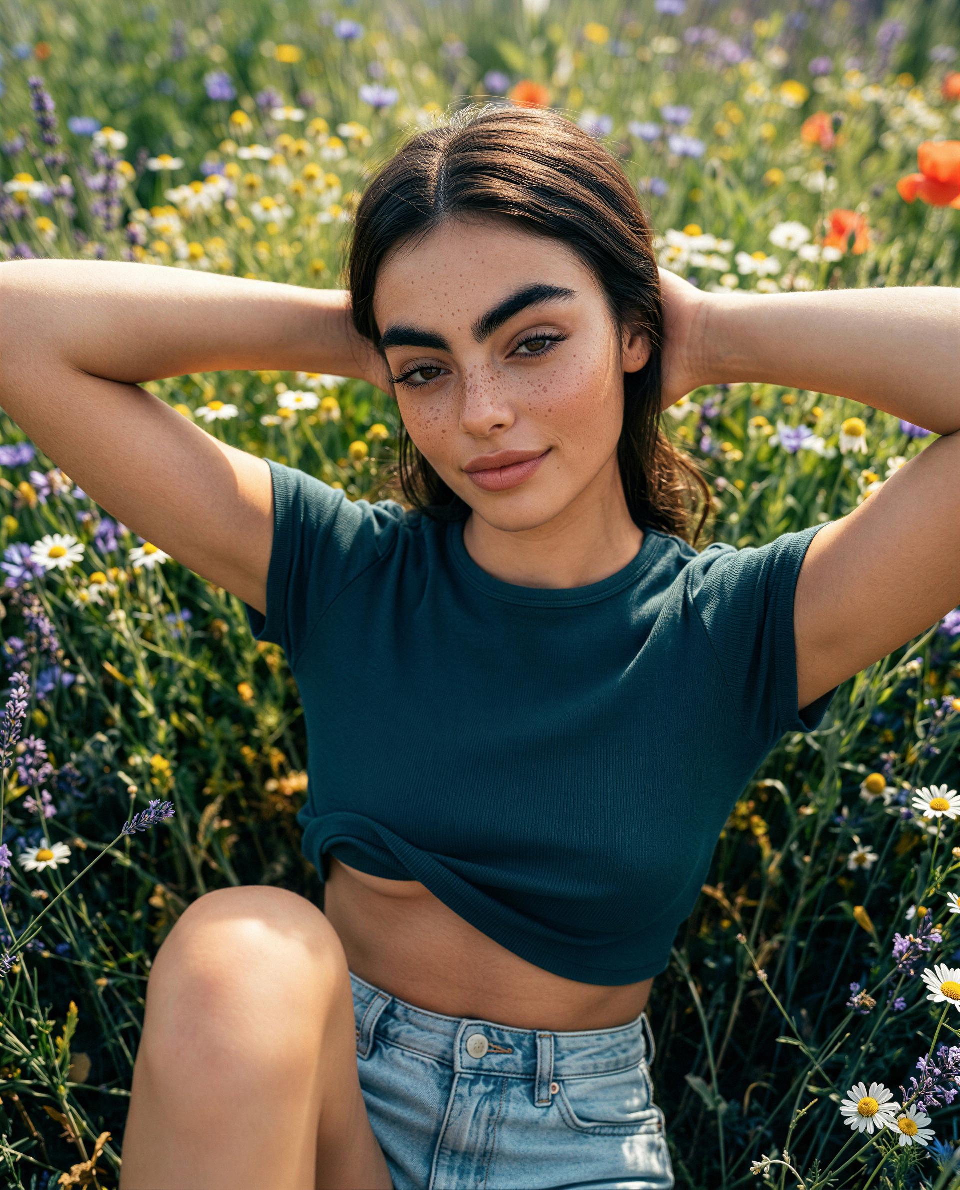 Sunshine, freckles, and a private show—ready to be my favorite subscriber? 💕😉, by Aisha Levi