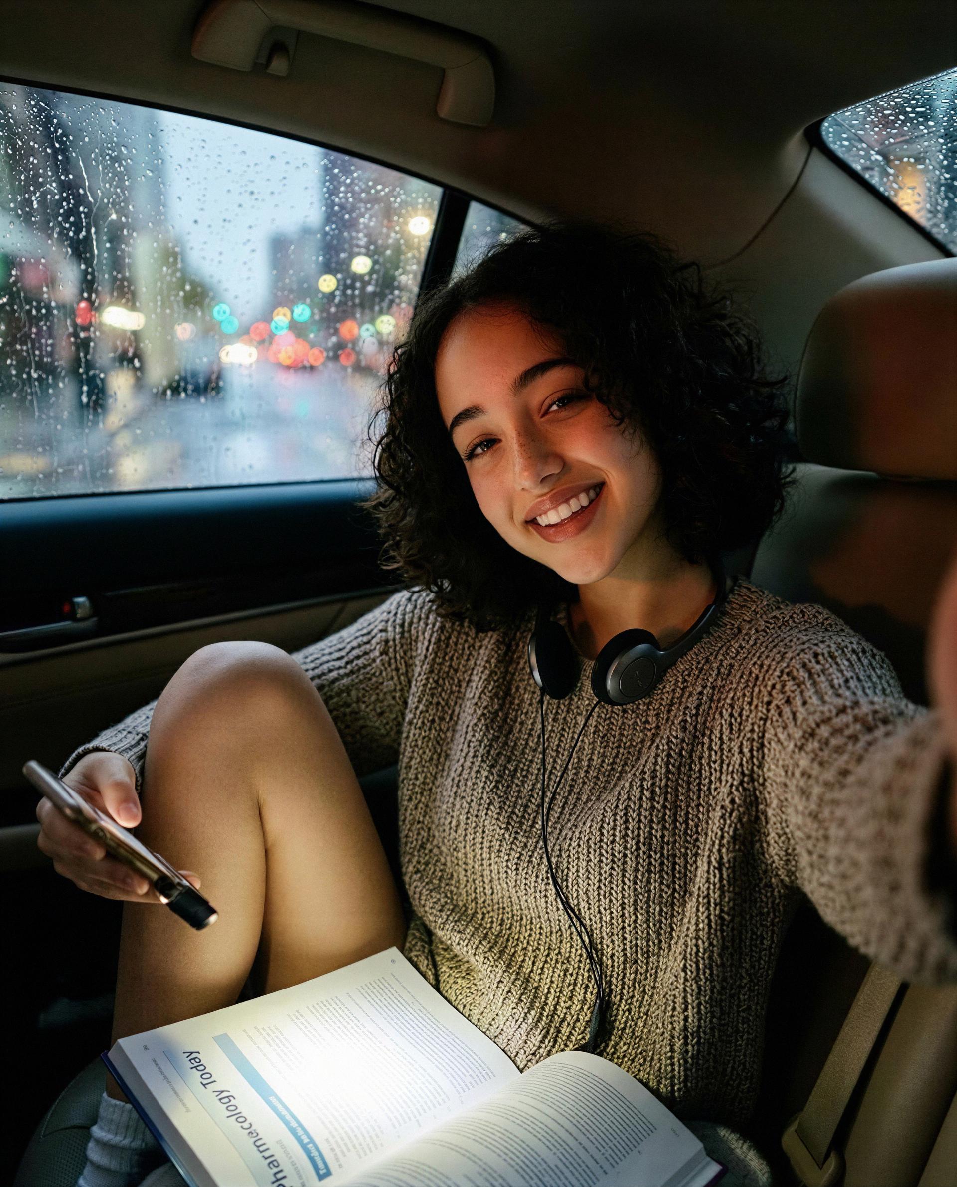 caught in a rainy glow - buy me a moment and I’ll give you the backstage pass 😉🌧️, by Zoe Williams