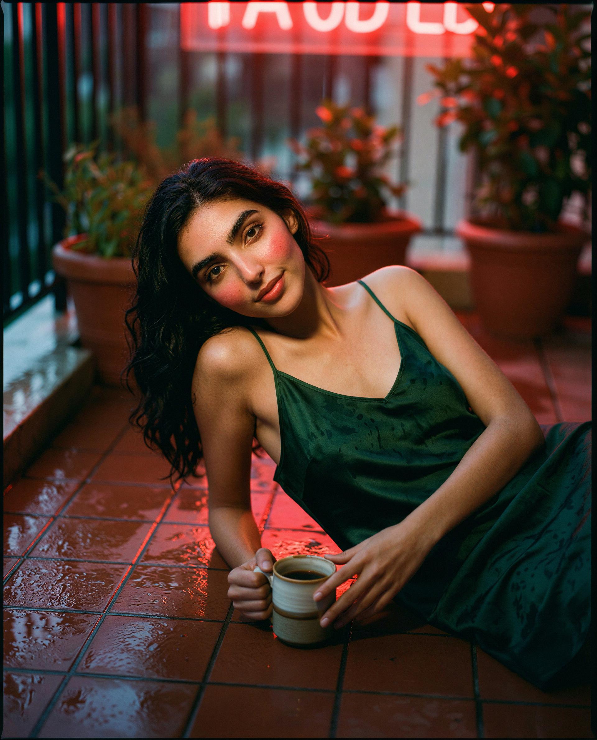 I’ll let you have the first sip—come closer and make it worth my while 😉, by Ladan Jahan